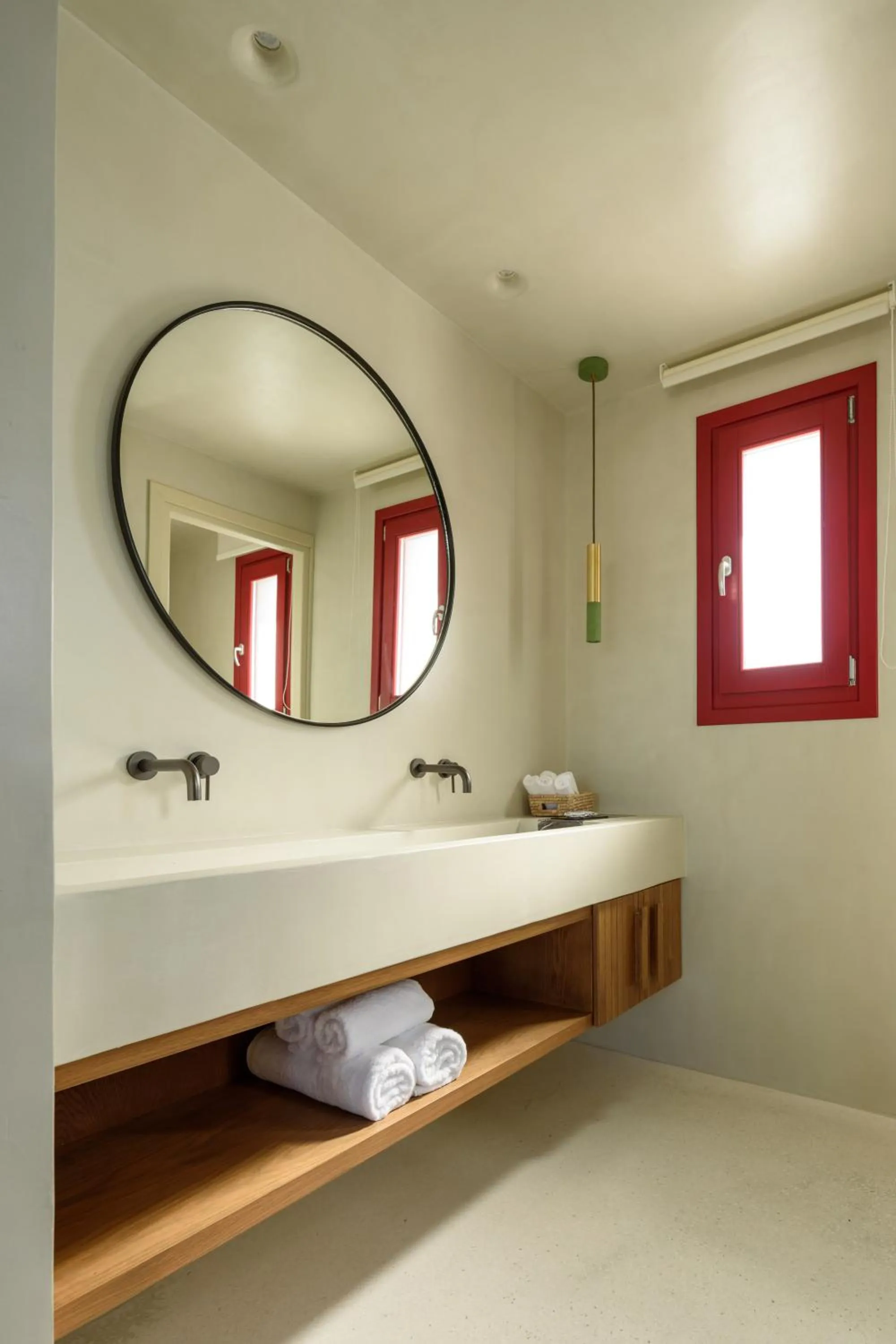 Shower, Bed in Potnia Theron Suites