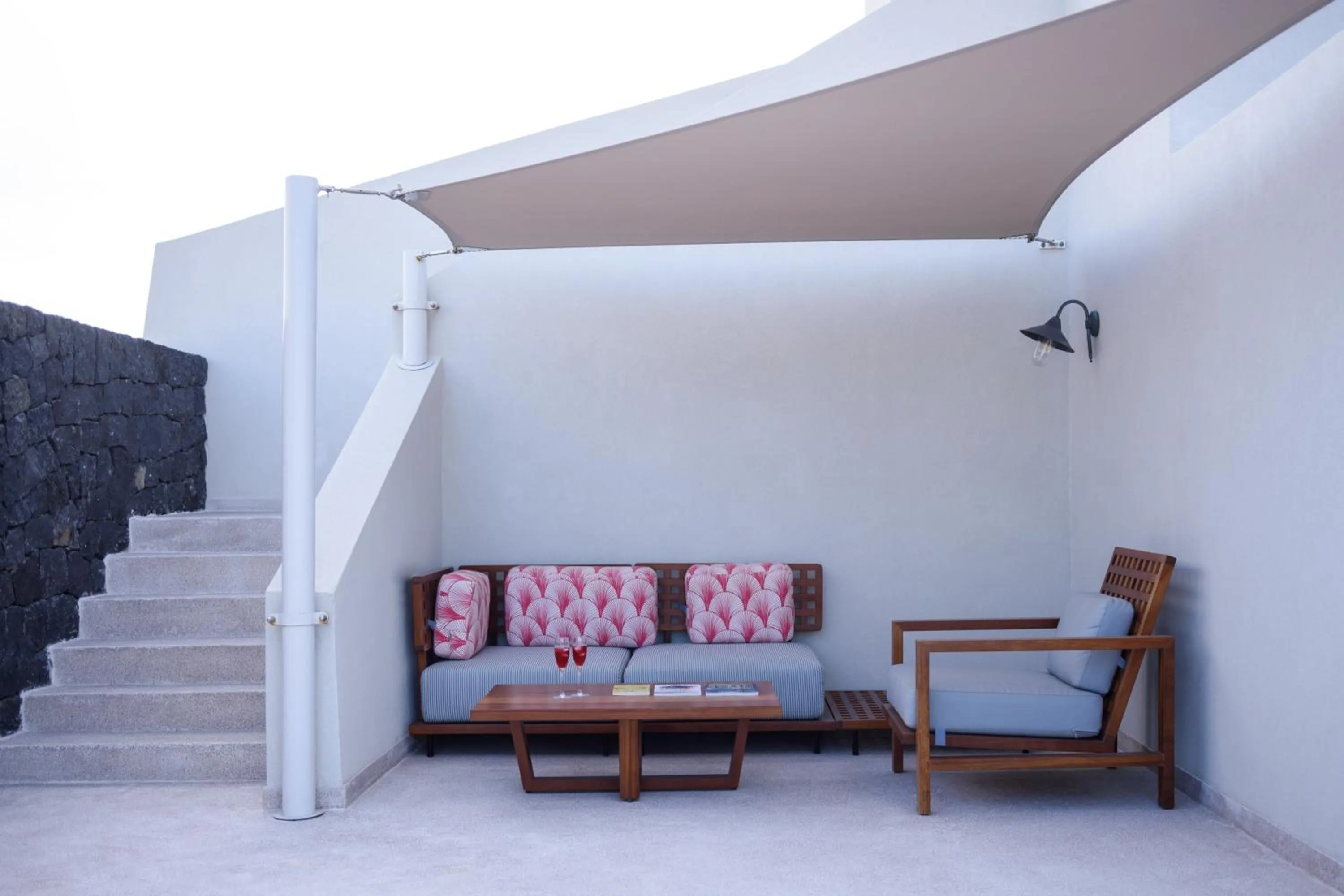 Patio in Potnia Theron Suites