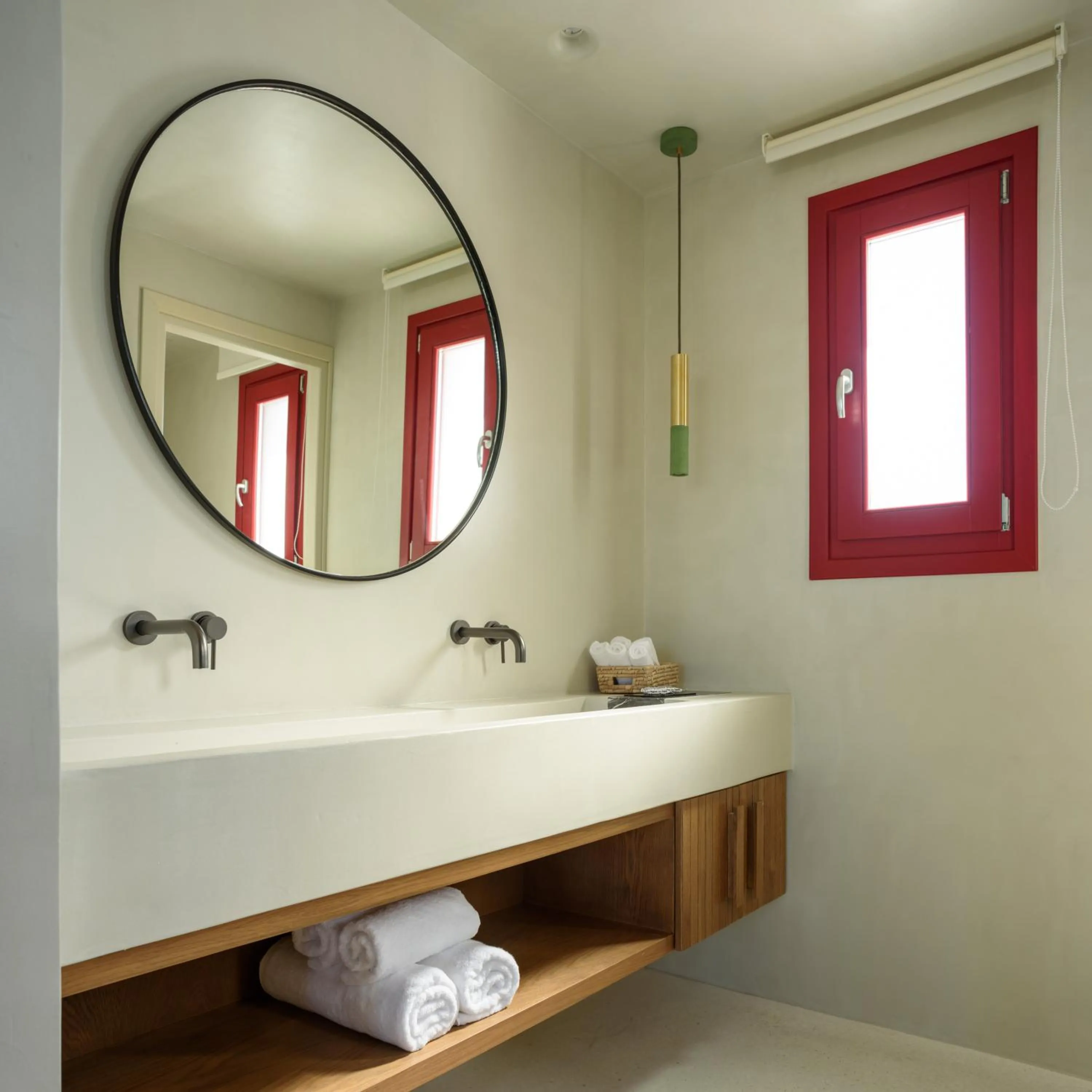 Bed in Potnia Theron Suites