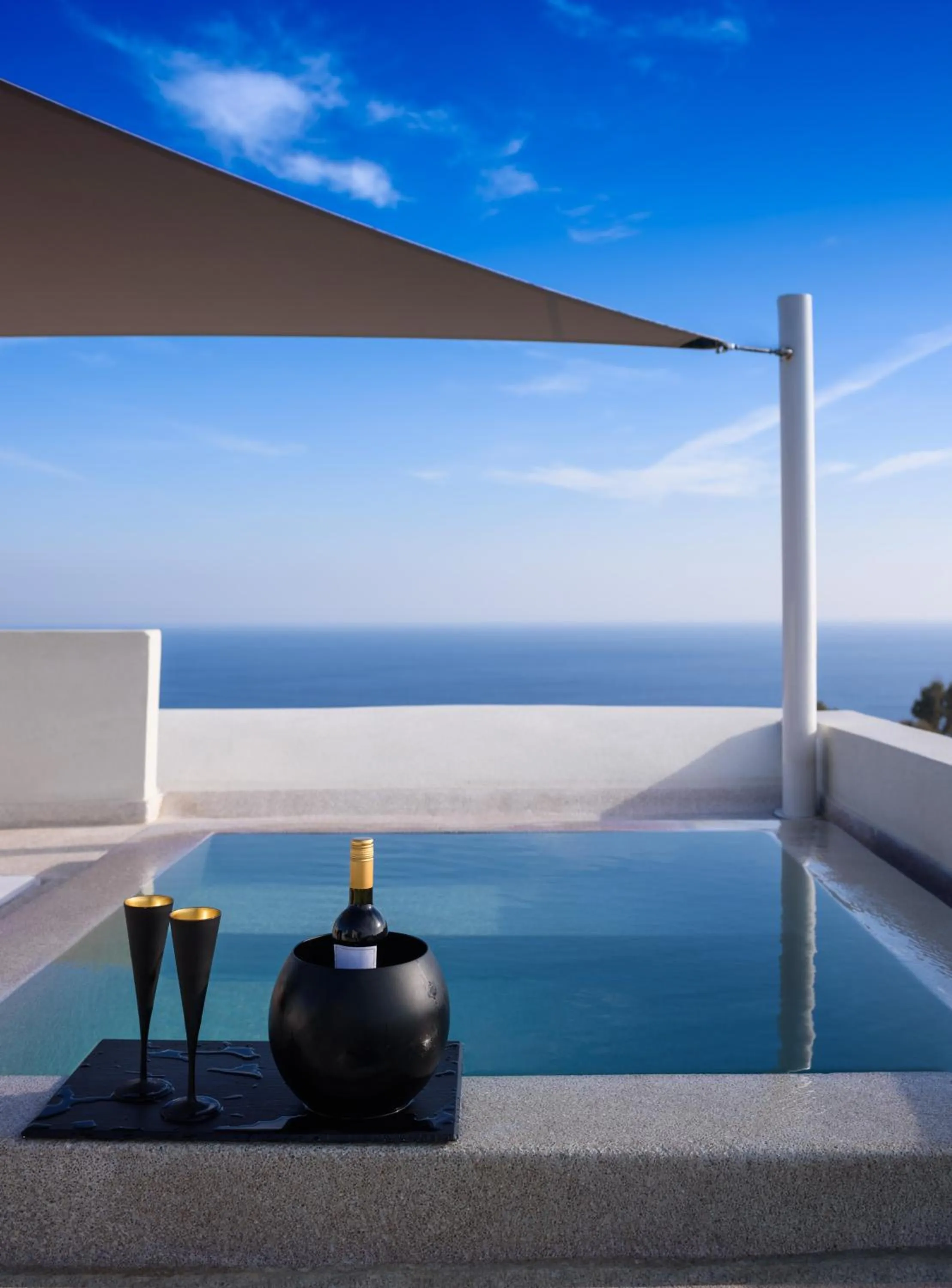 Patio in Potnia Theron Suites