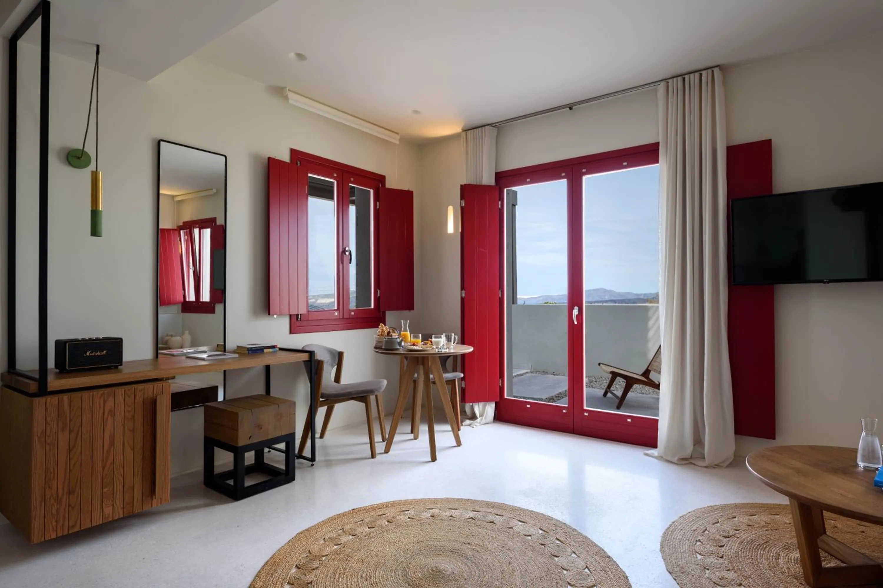 Natural landscape in Potnia Theron Suites