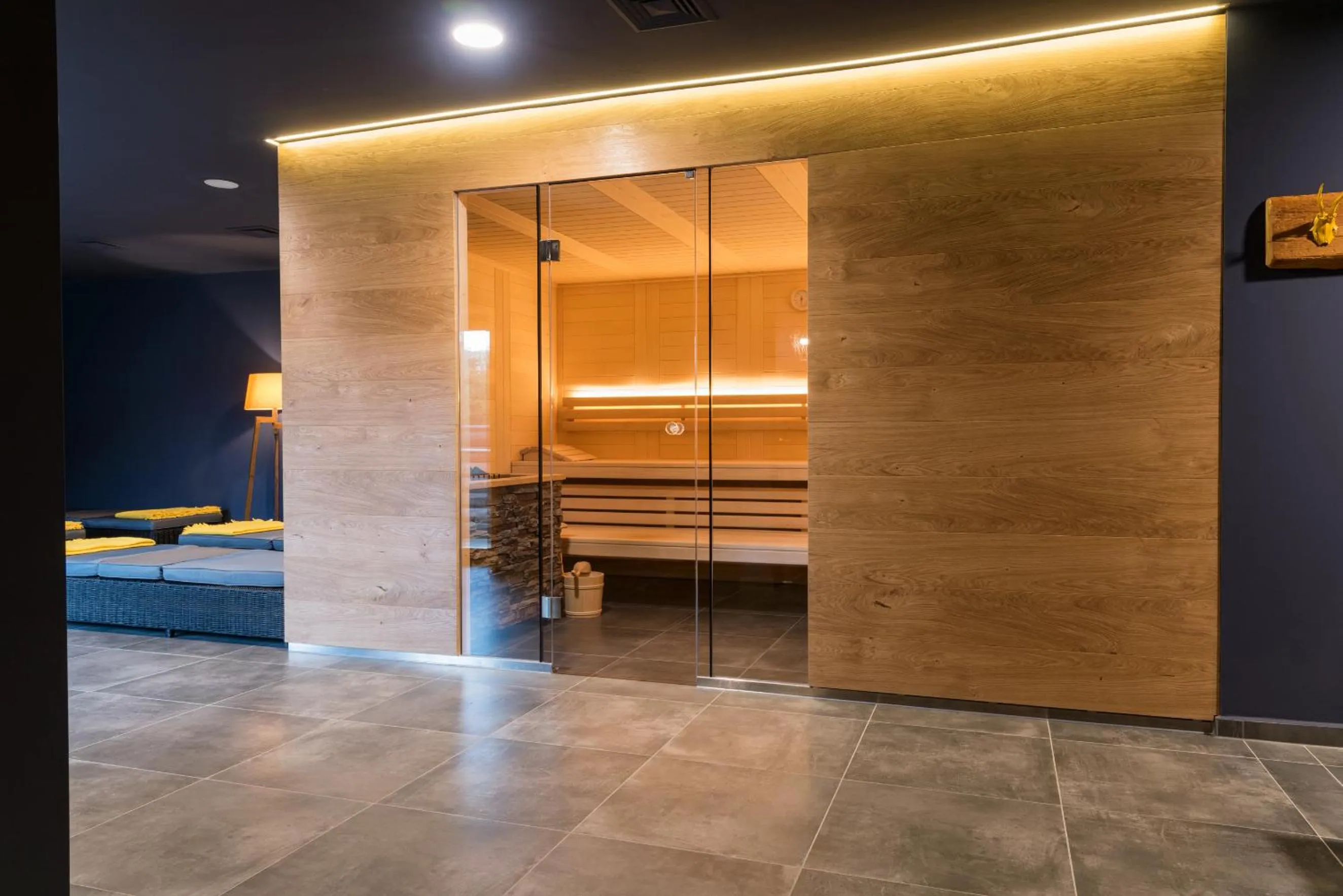 Sauna, Bed in Hotel Kongressissimo