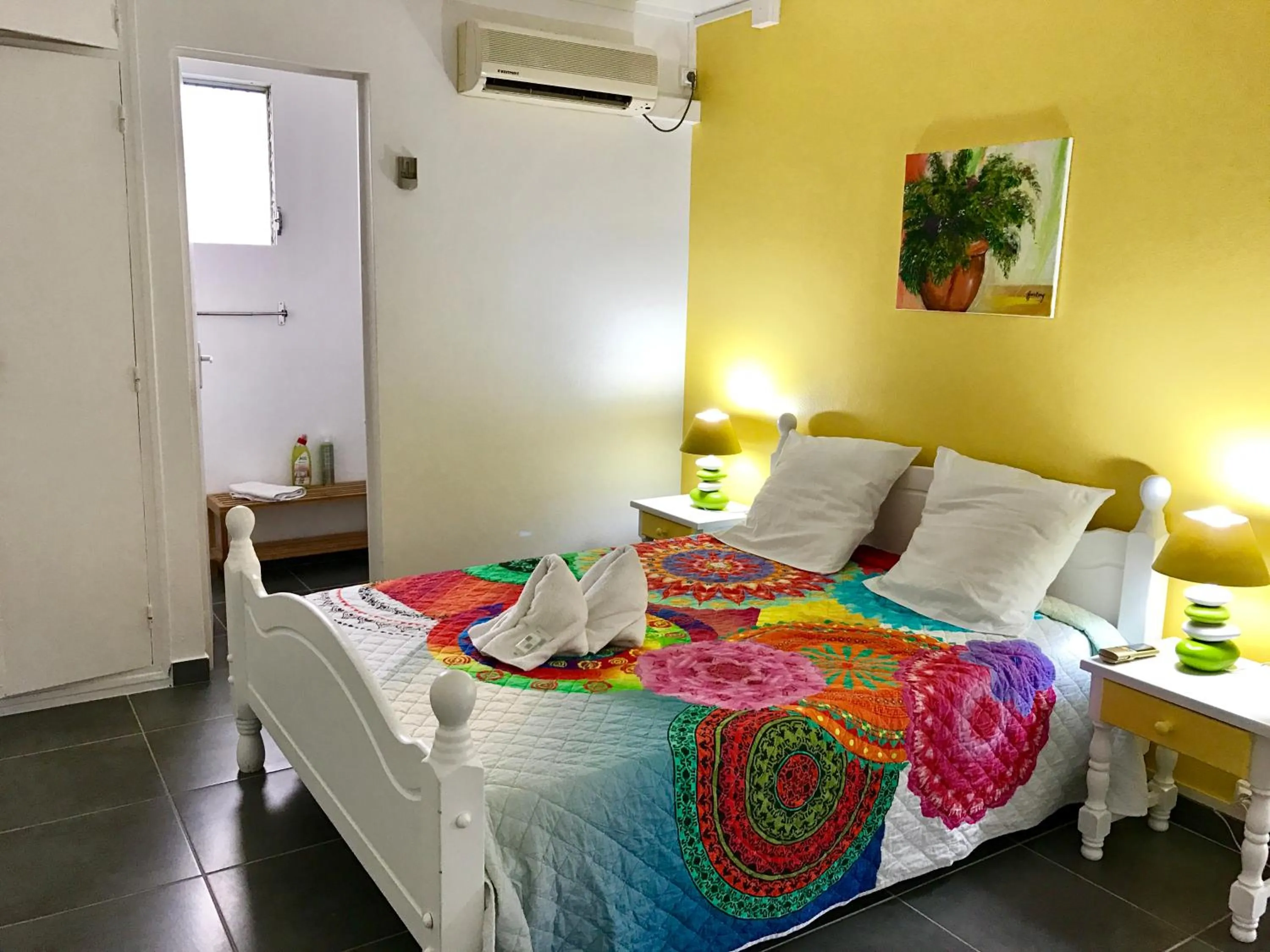 Bedroom, Bed in Résidence Paradis Tropical