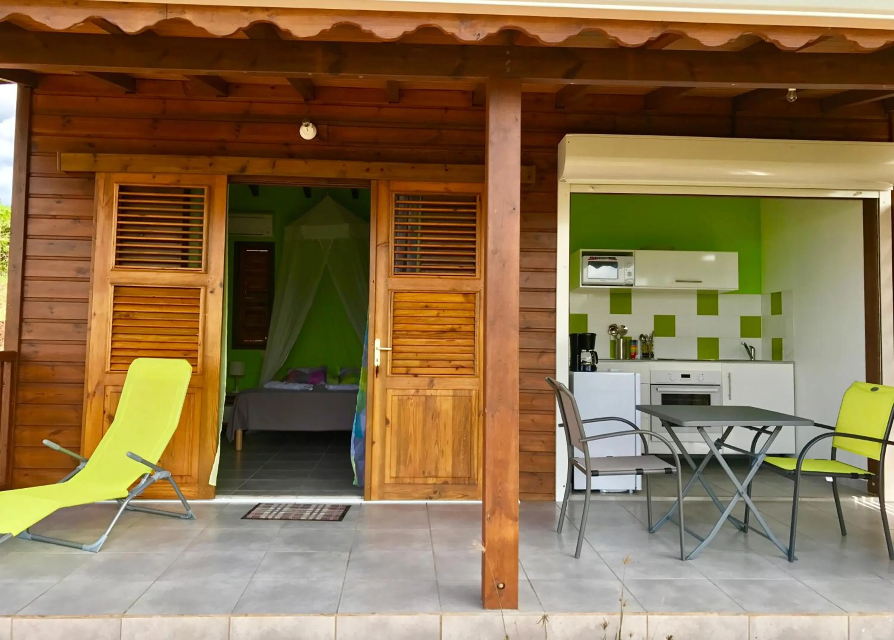 Patio in Résidence Paradis Tropical