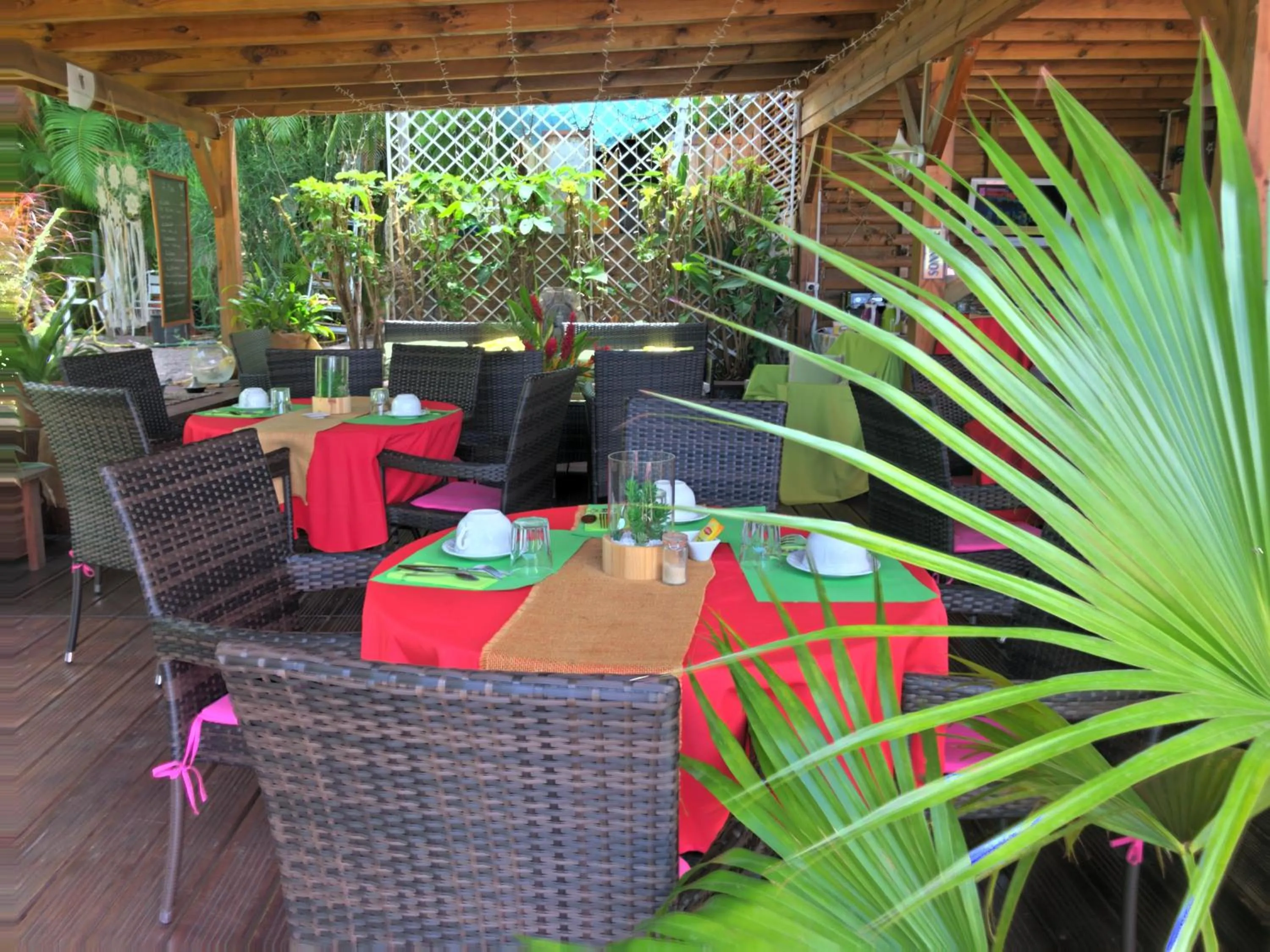 Patio in Résidence Paradis Tropical