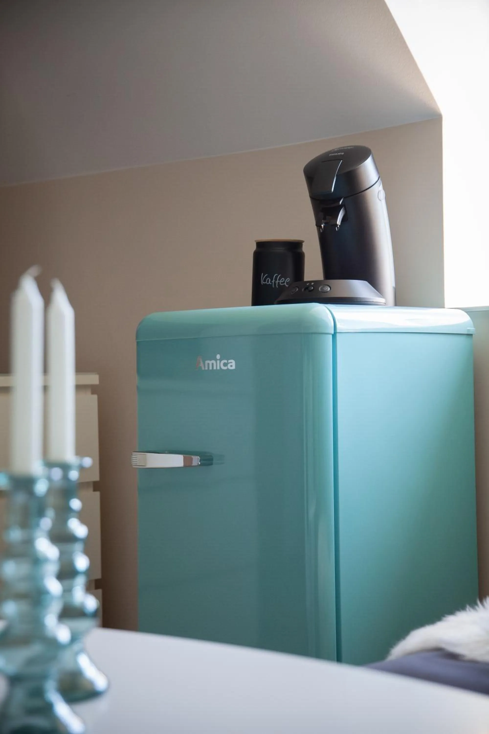 Coffee/tea facilities in WohnRaum Gäste- & Boardinghaus