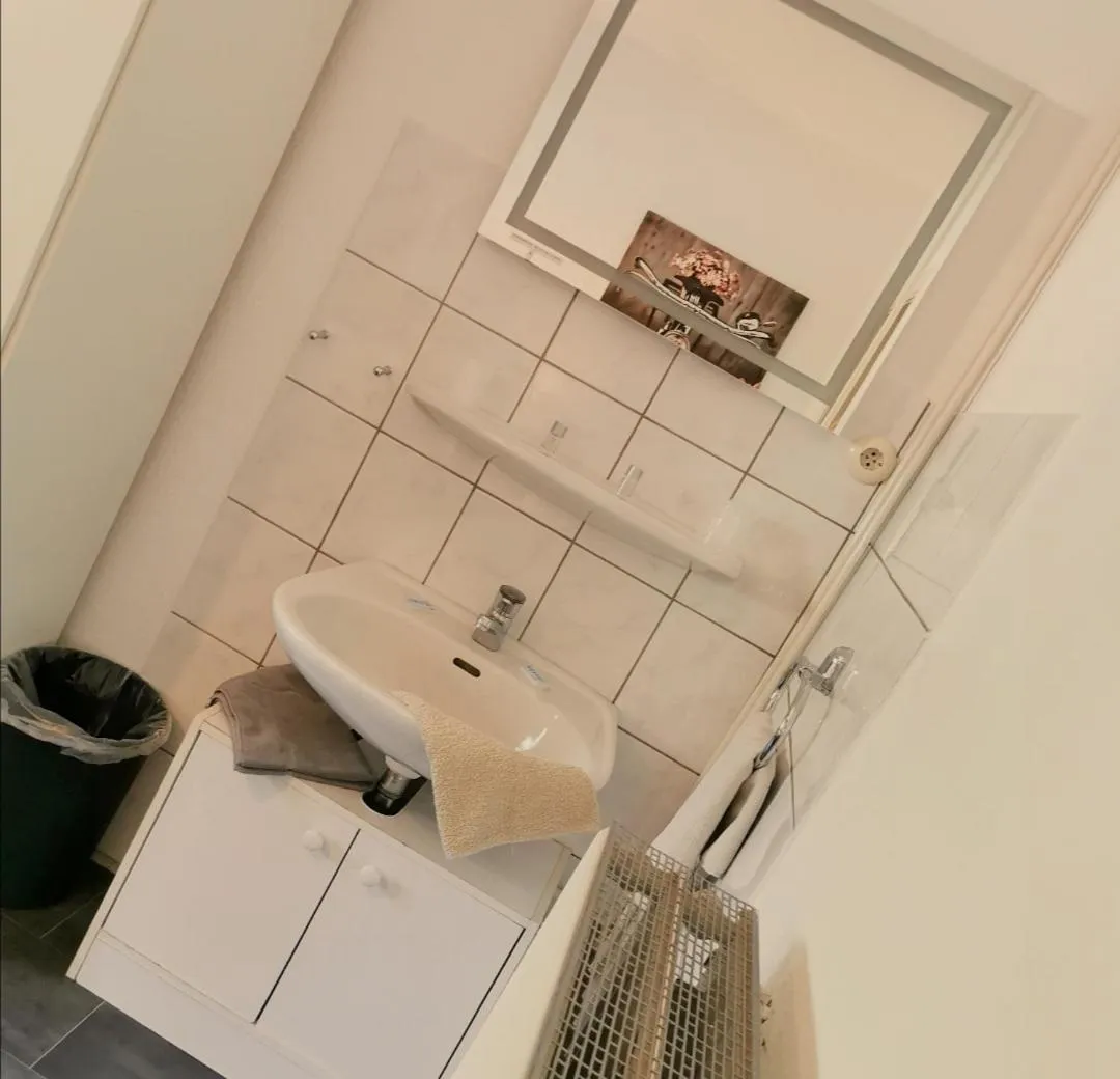 Bathroom in Landhotel Heidkrug