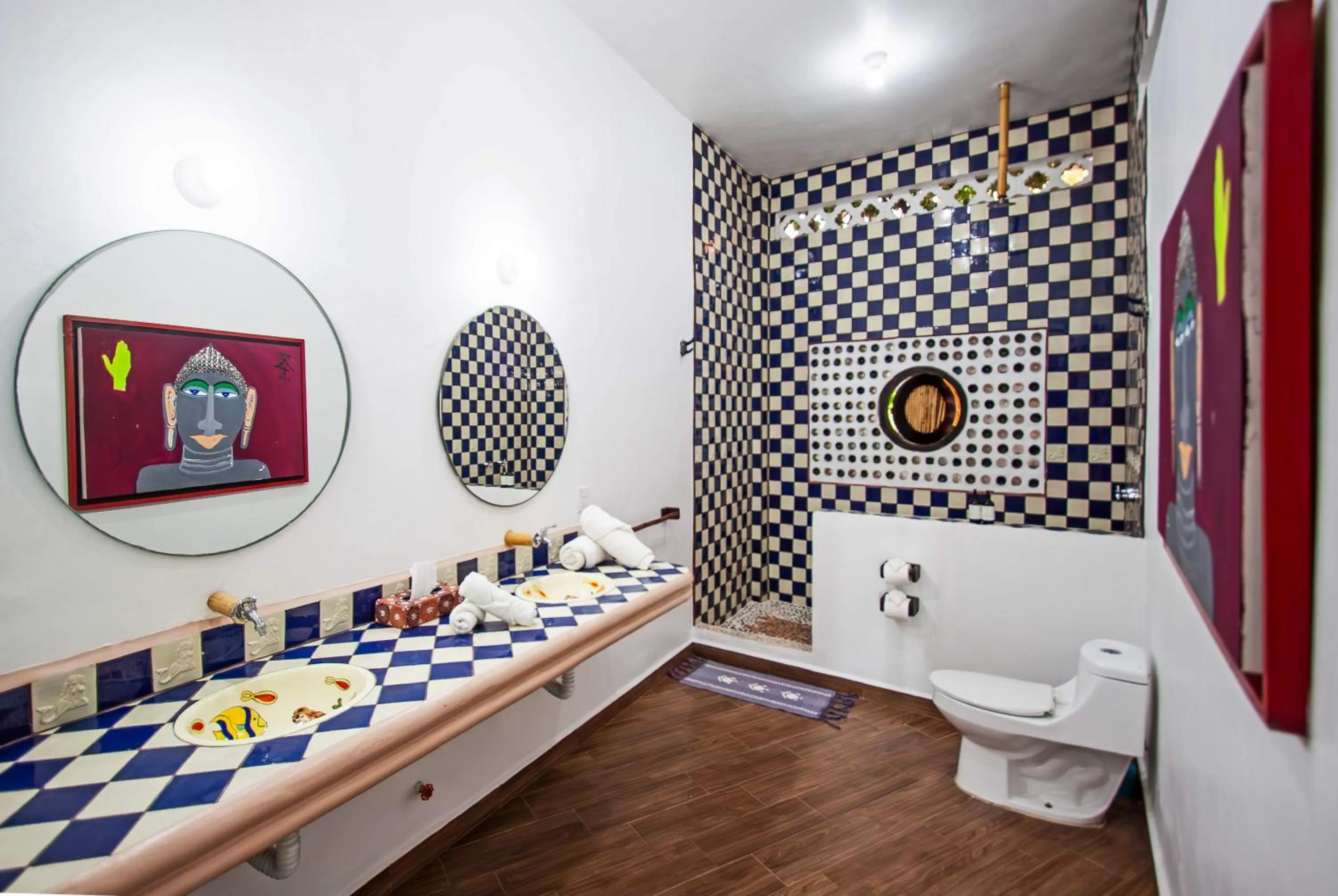 Bathroom in Posada Buda-Tortuga