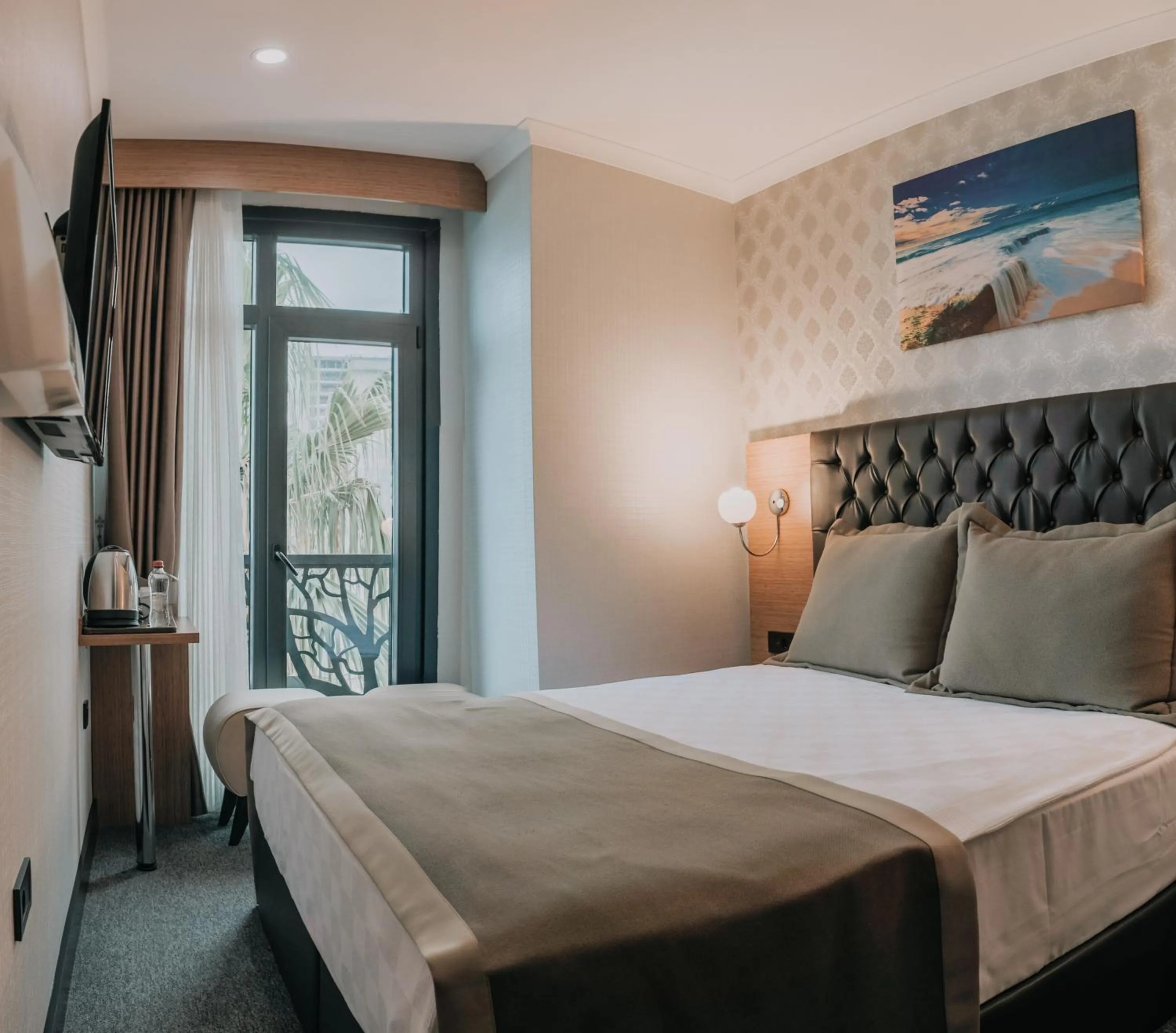 Bed in Otel Grand Lark İstanbul