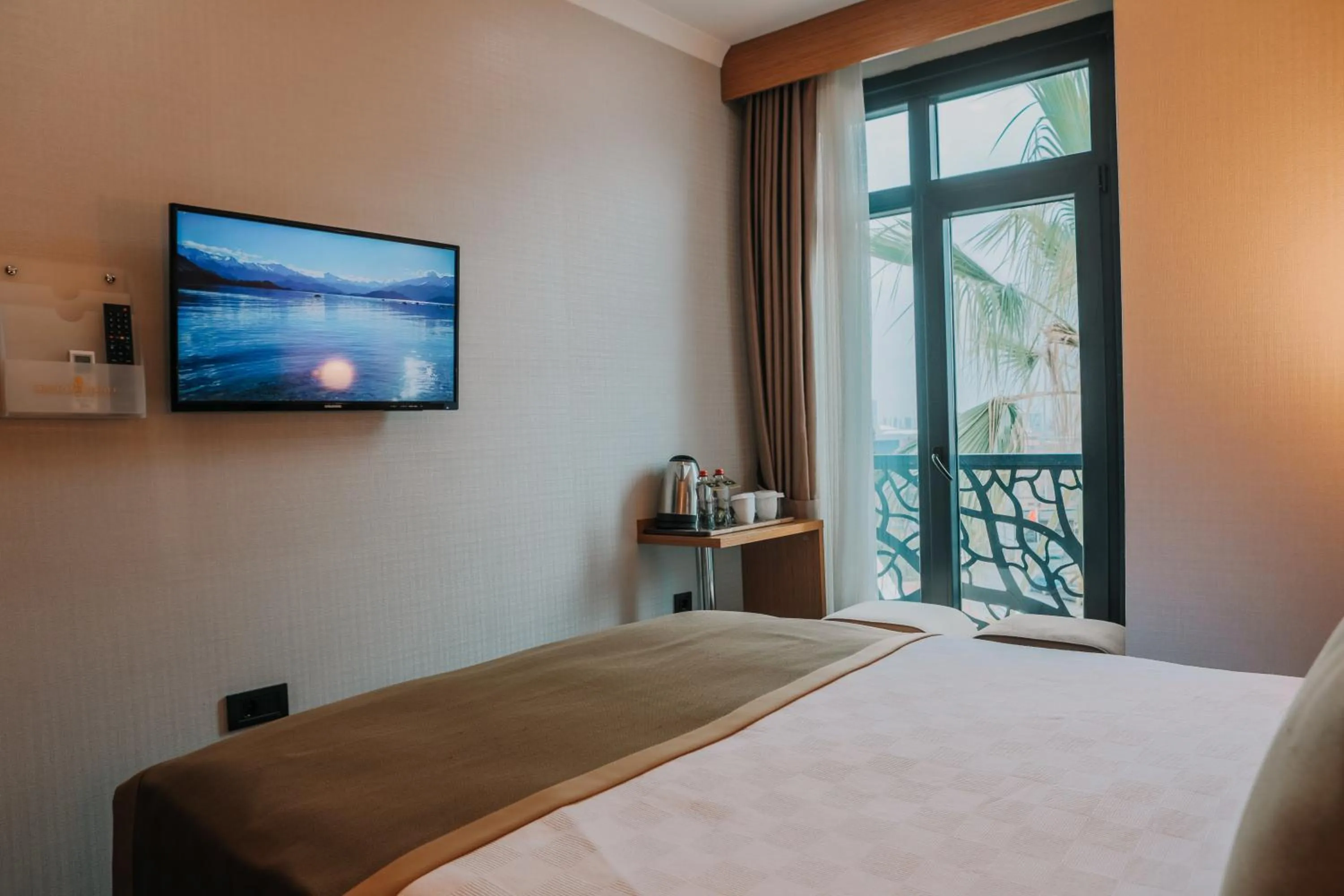 Bed in Otel Grand Lark İstanbul