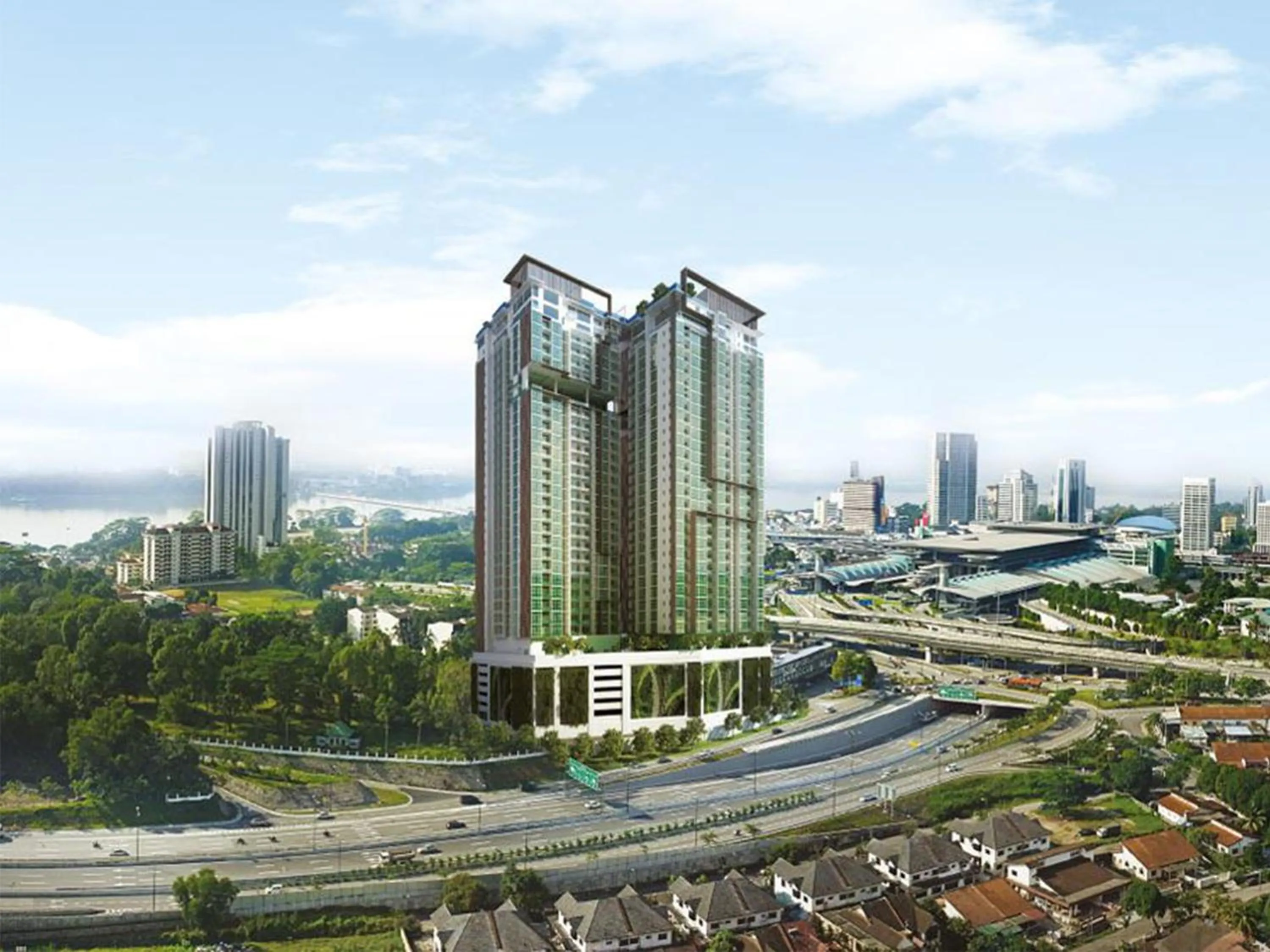 Property building in Paragon Suite Homestay by Antlerzone