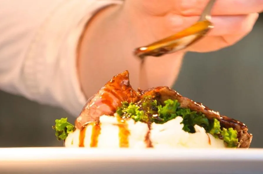 Food close-up in The Wychwood Inn