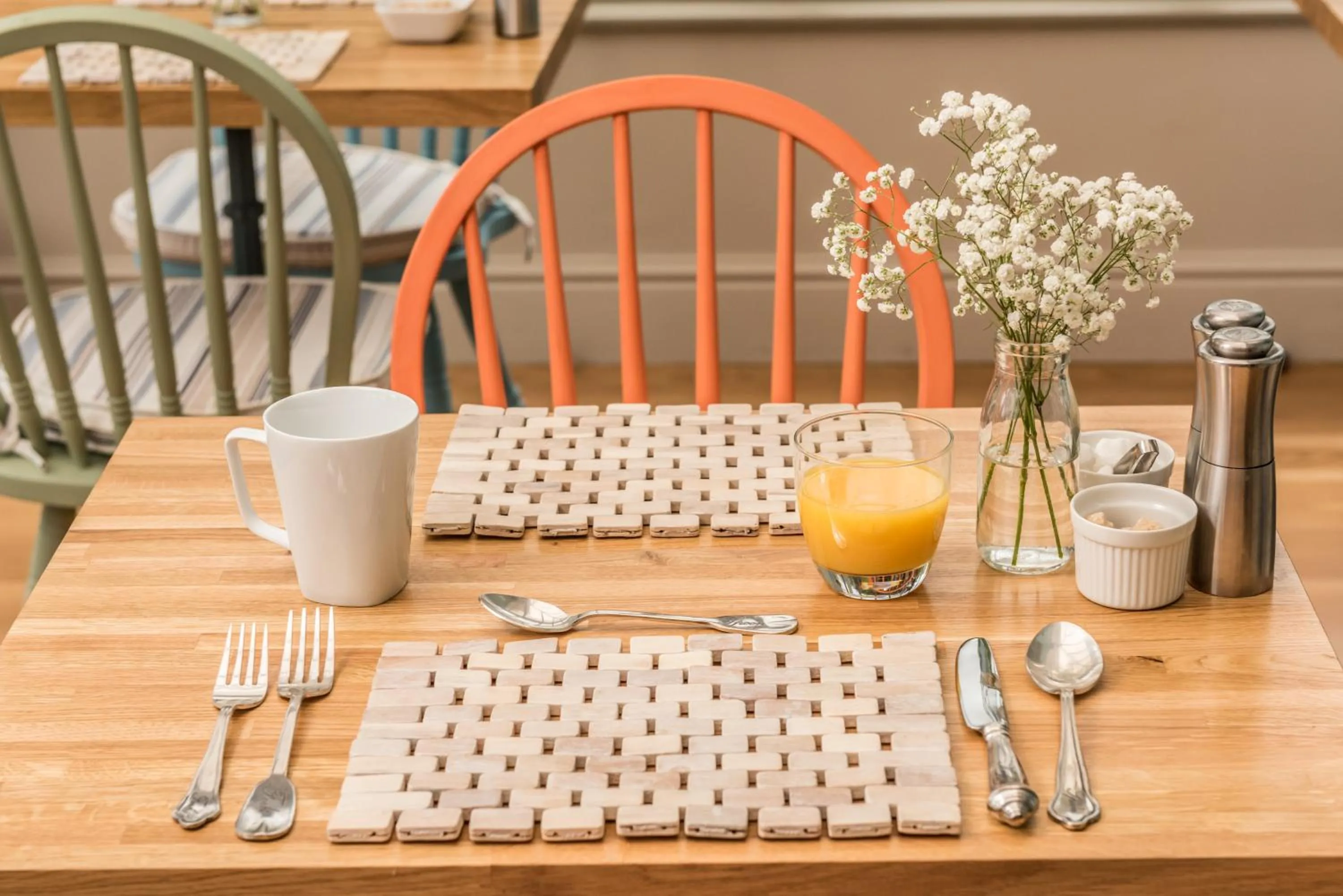 Dining area in Bradleigh Lodge