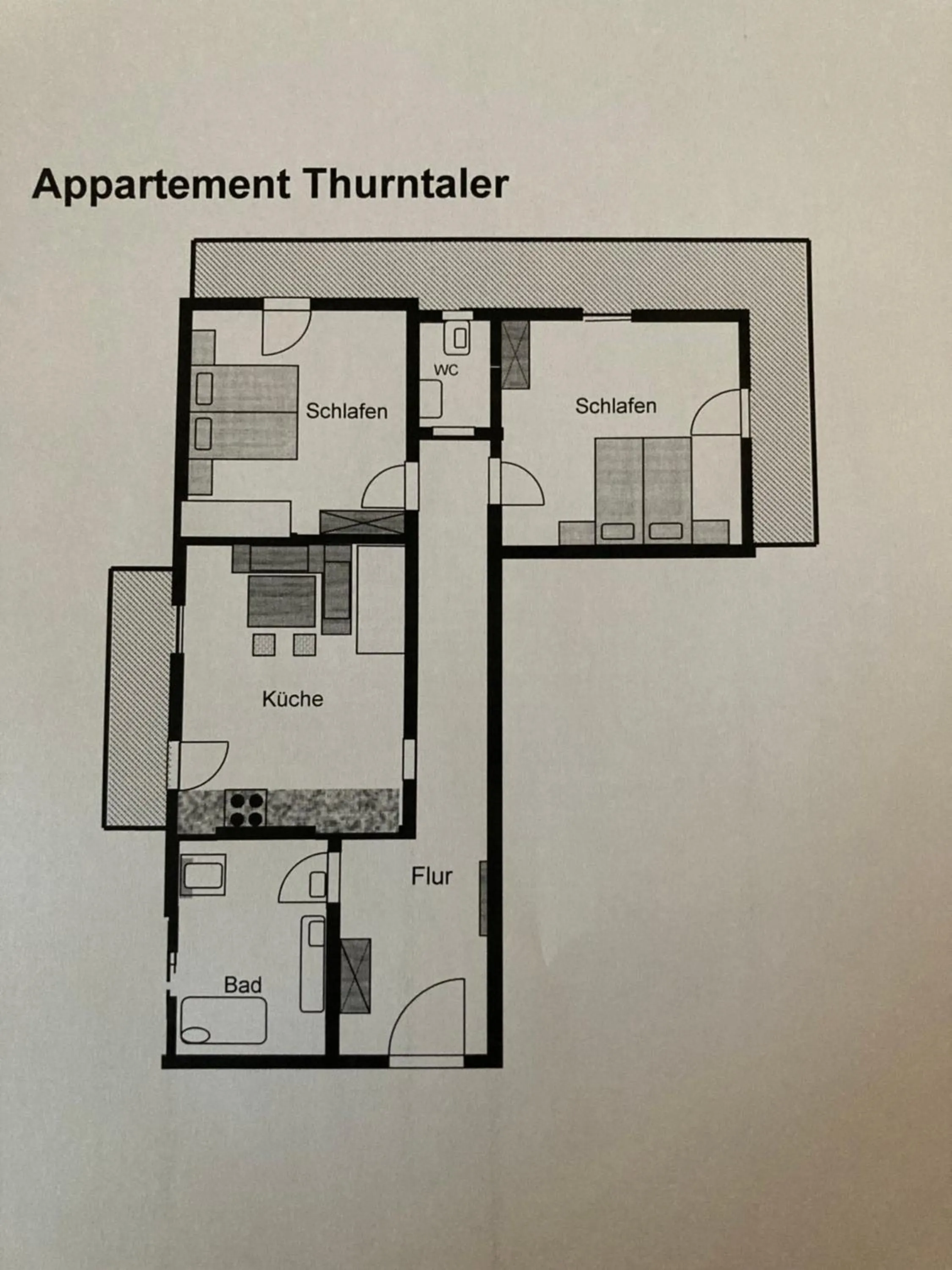 Floor plan in Appartements Pichler