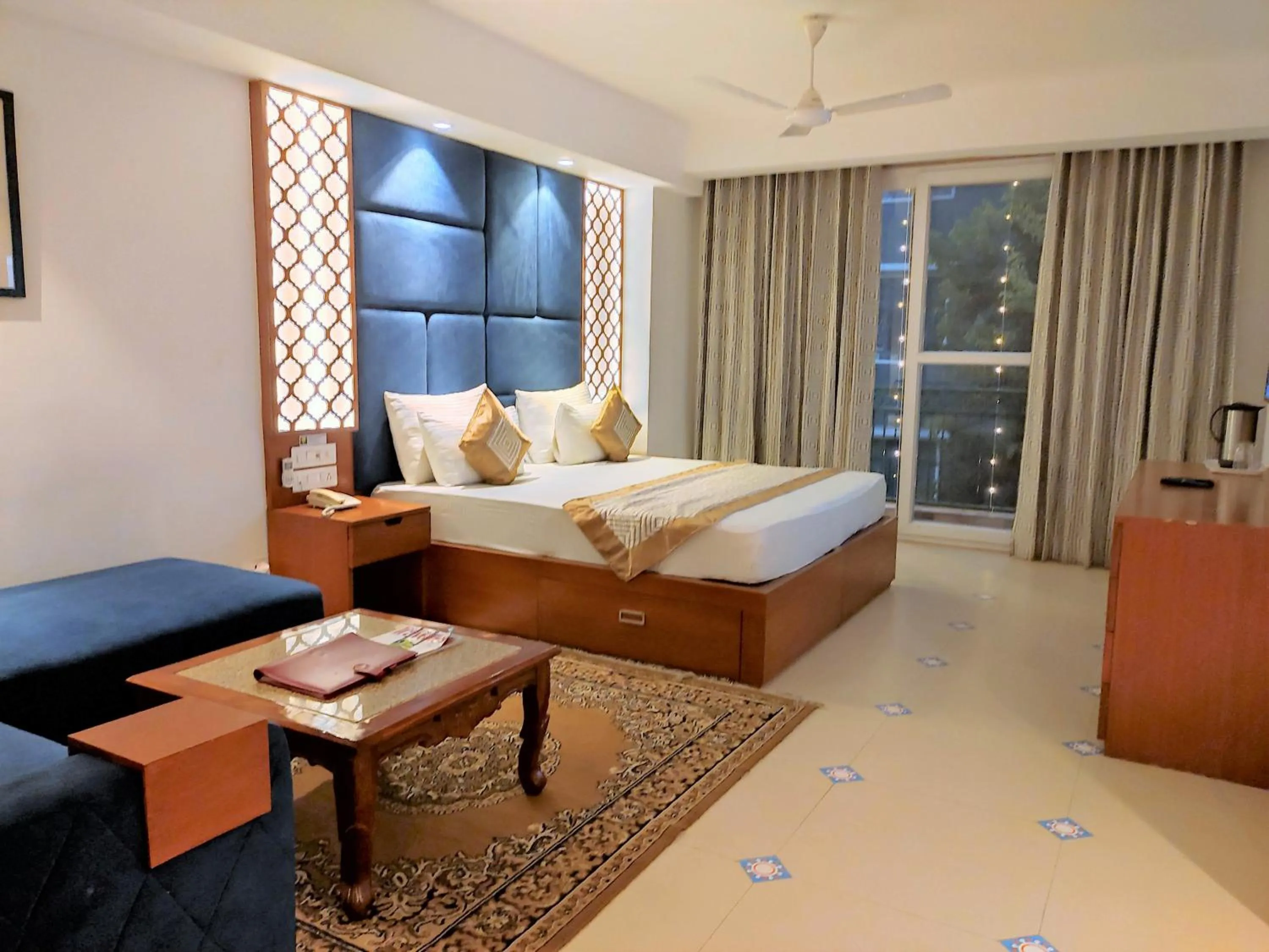 Photo of the whole room, Bed in The Angel Hotel & Suites near Medanta