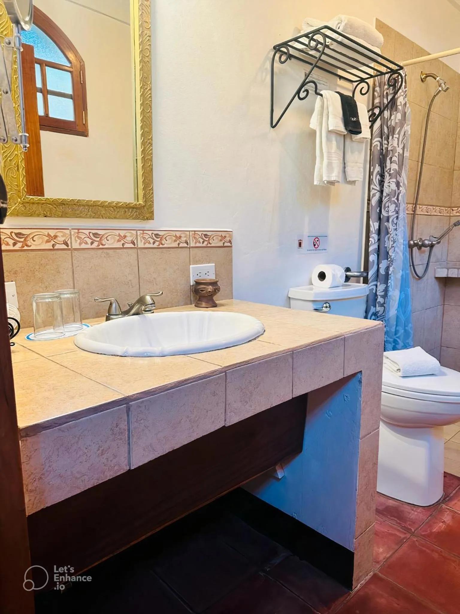 Toilet in Hotel Casa San Francisco