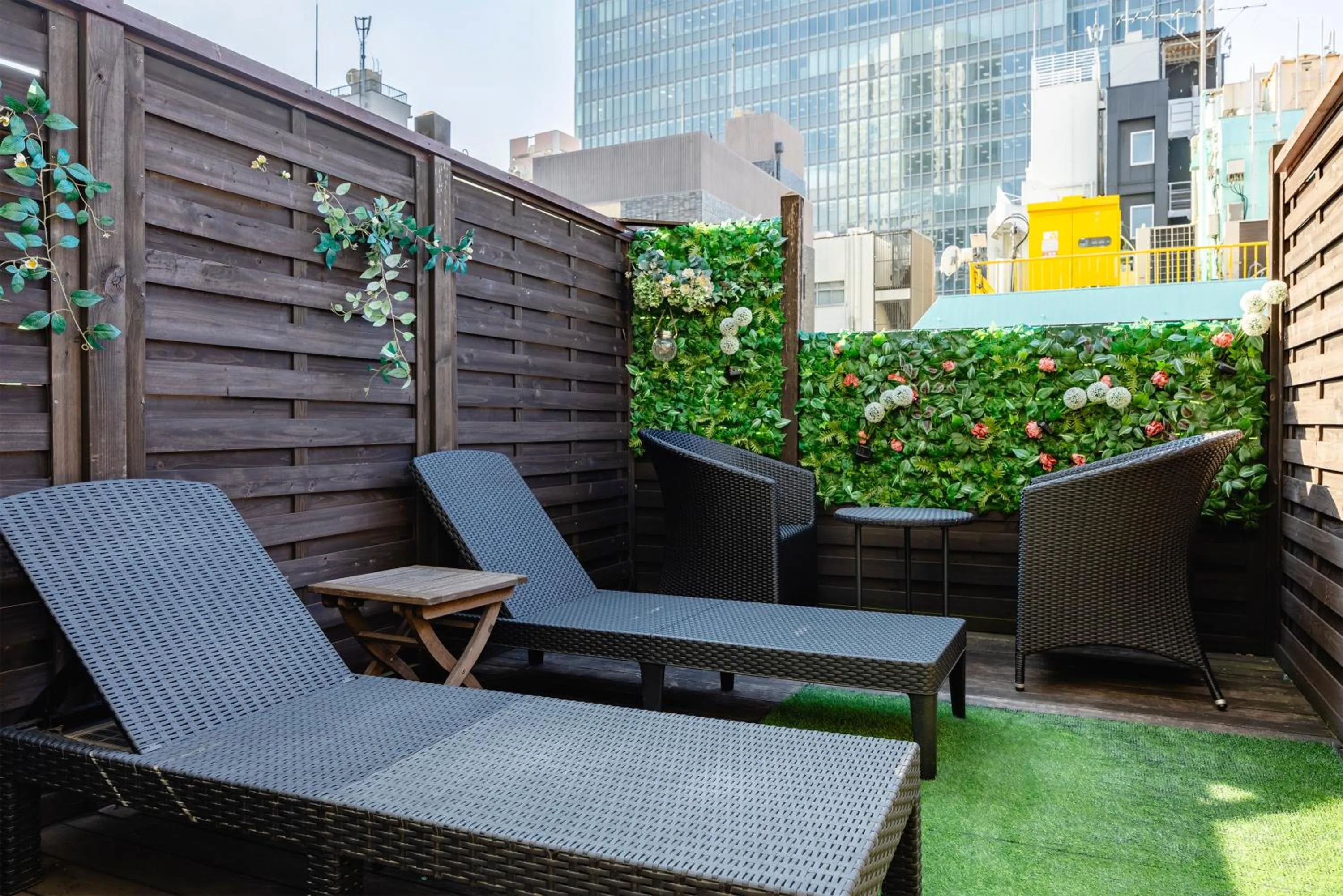 Balcony/Terrace in Centurion Hotel Residential Akasaka Station