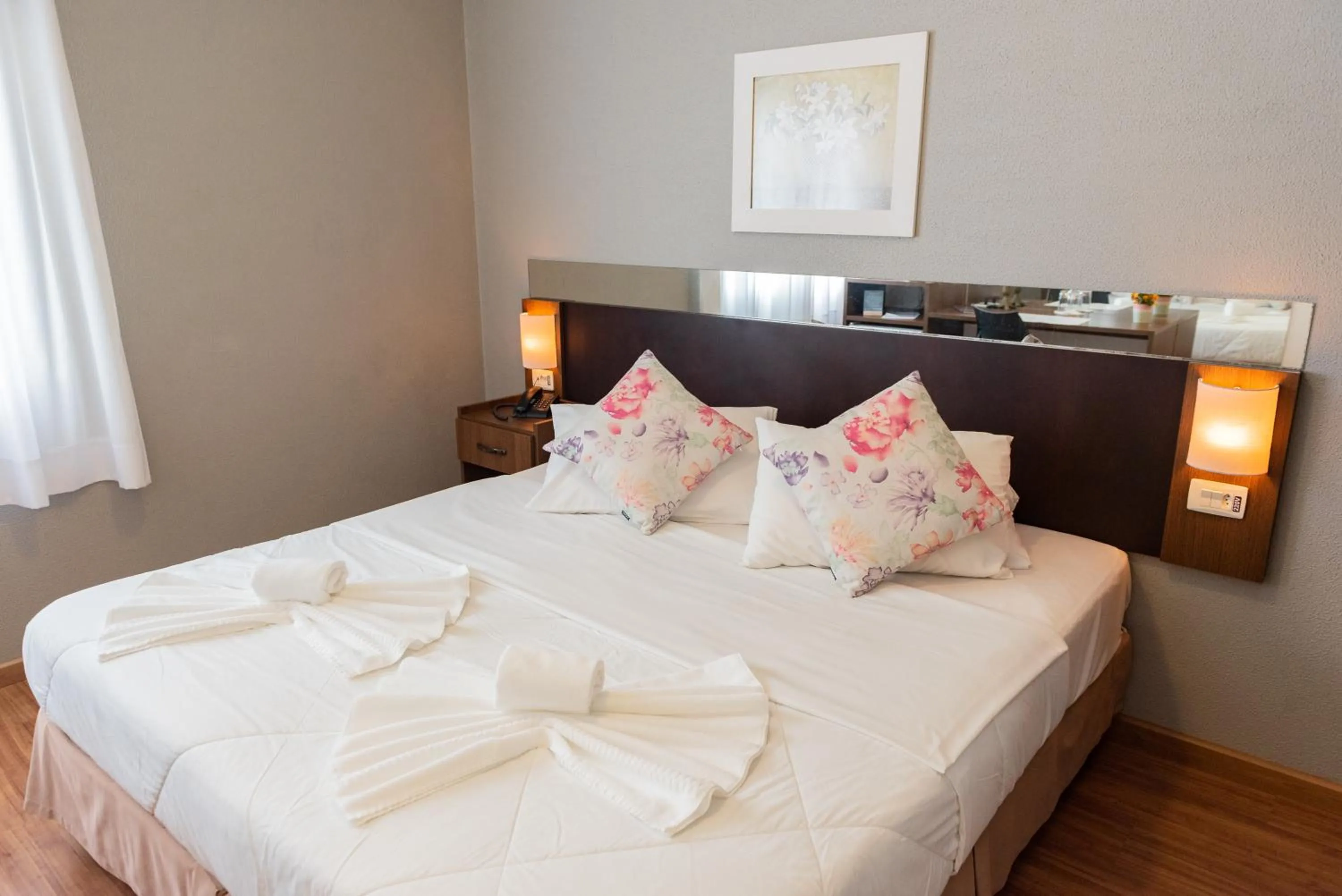 Bed in Hotel Itajara