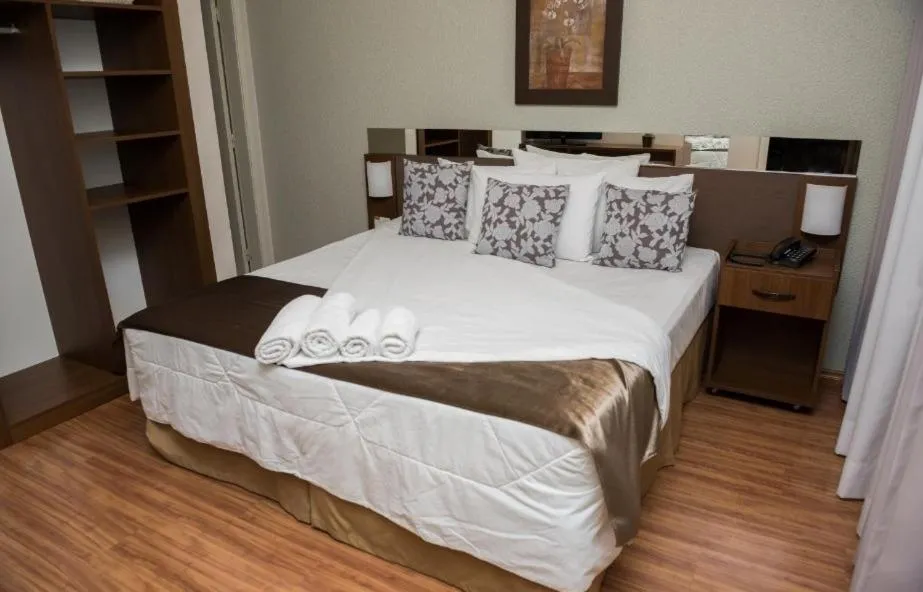 Bed in Hotel Itajara