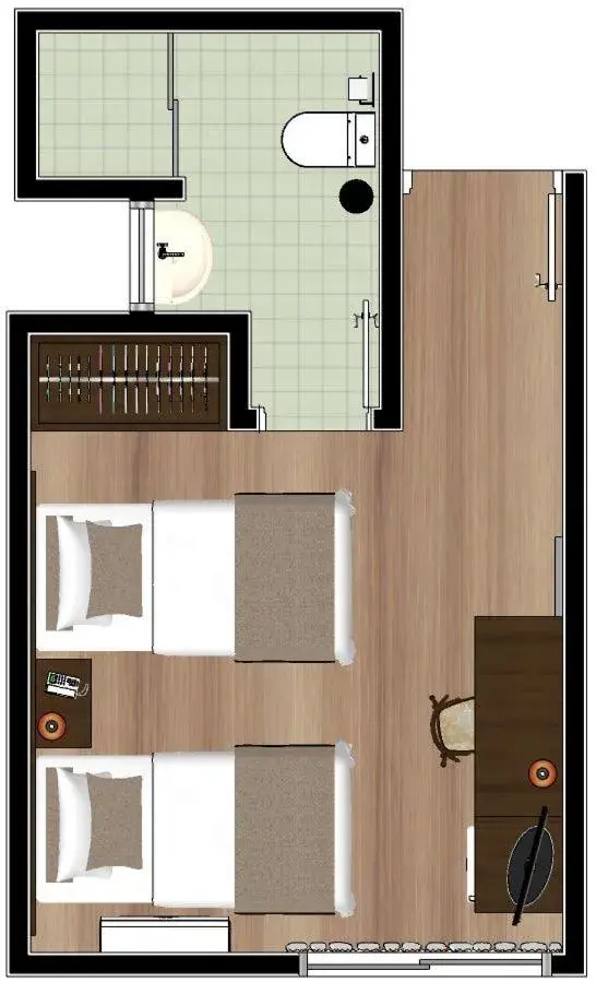 Standard Apartment - single occupancy in Hotel Itajara Standard Apartment - single occupancy in Hotel Itajara