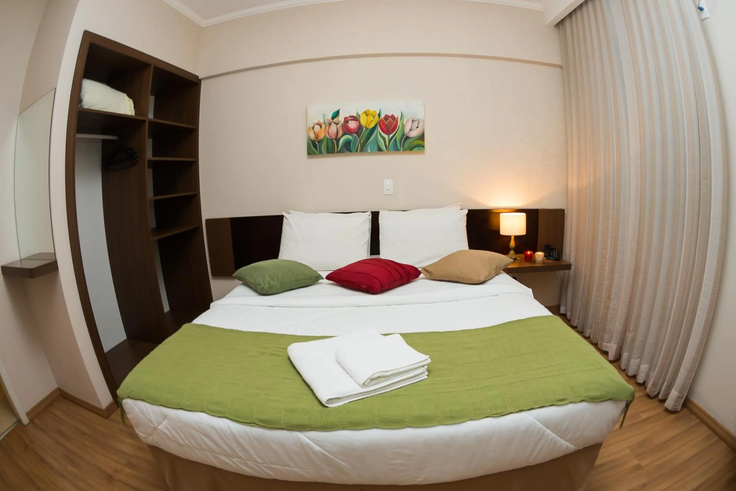 Bed in Hotel Itajara