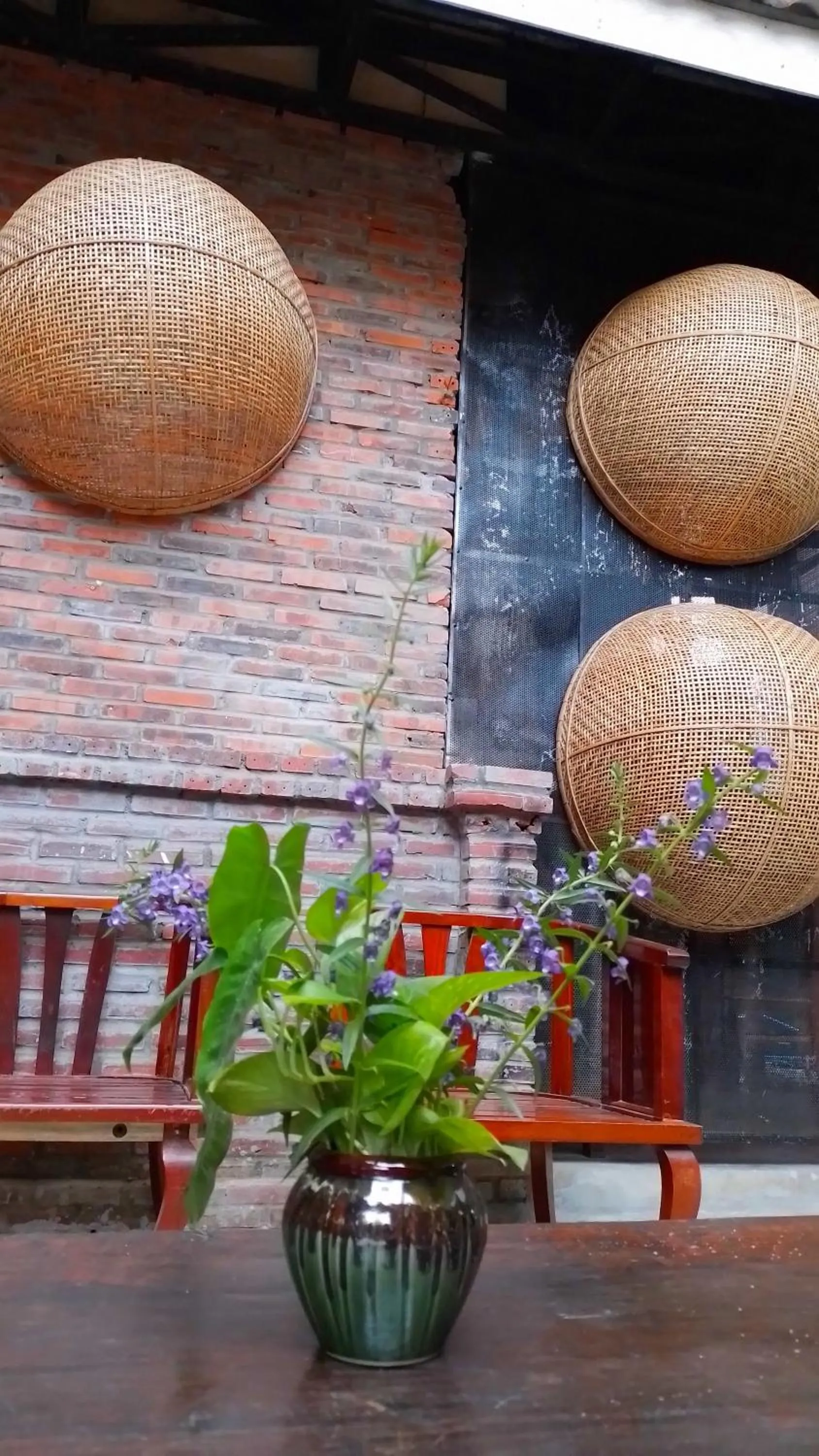 Seating area in The Coconut House Hotel