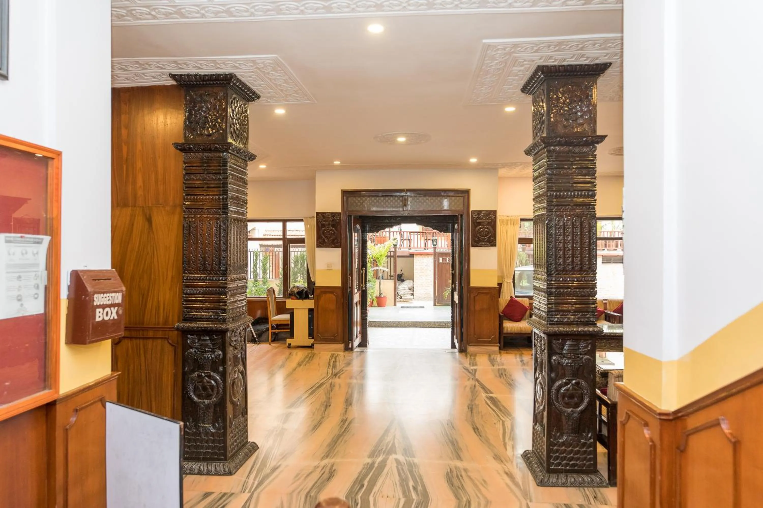 Lobby or reception in Hotel Thamel