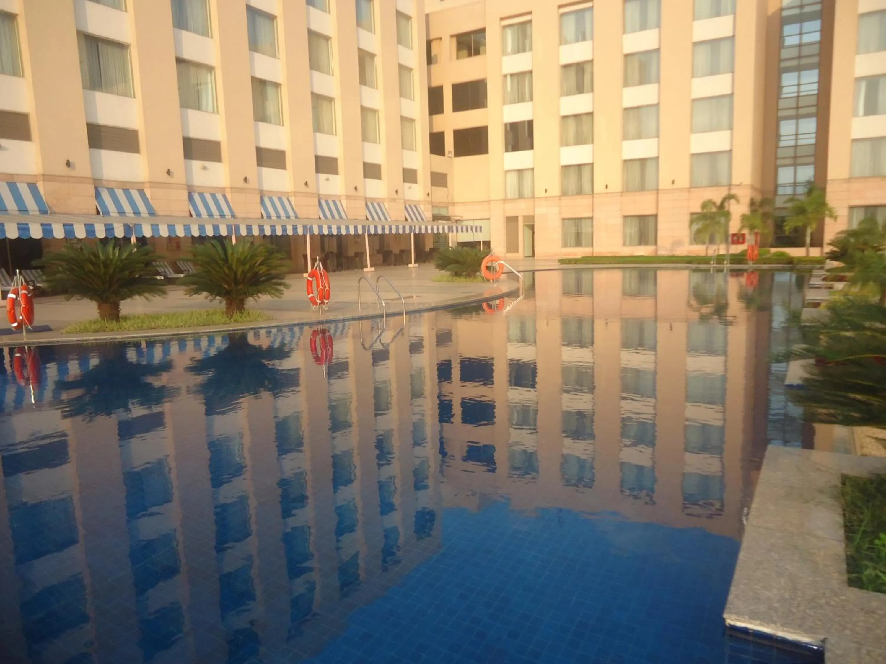Pool view in Radisson Blu Hotel Rudrapur