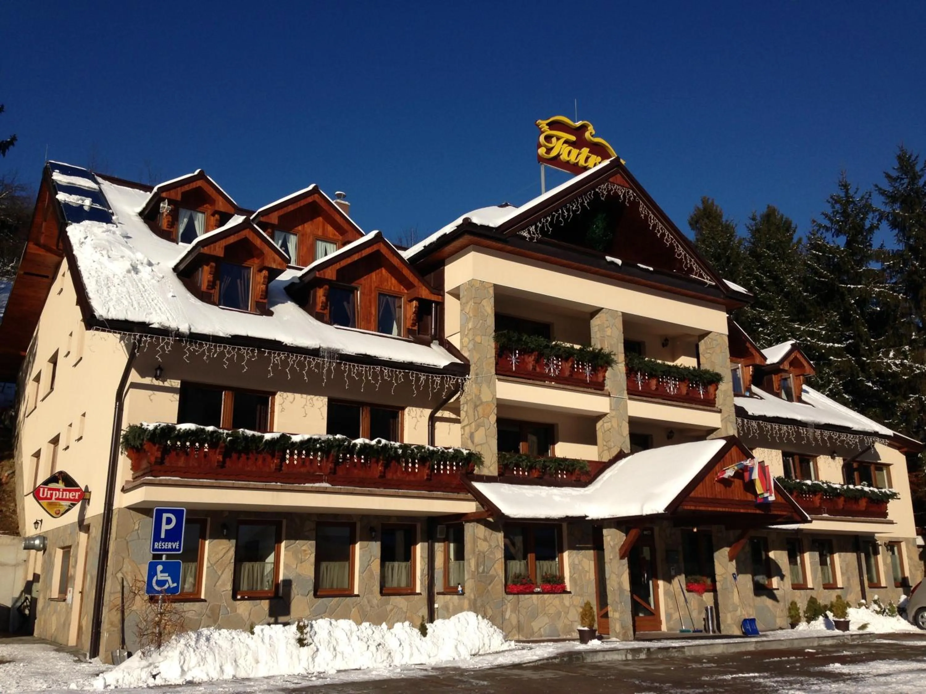 Facade/entrance in Garni Hotel Fatra