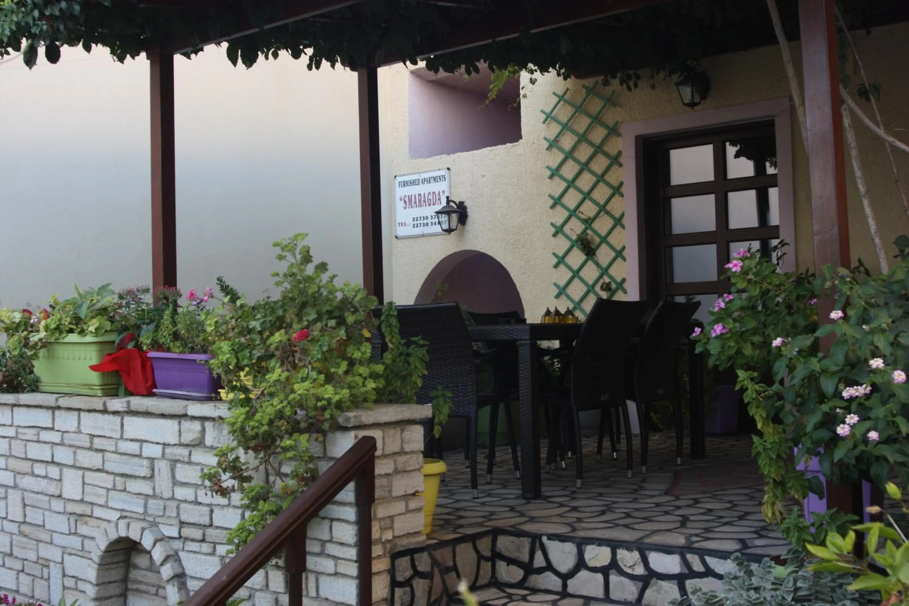 Balcony/Terrace in Smaragda Hotel