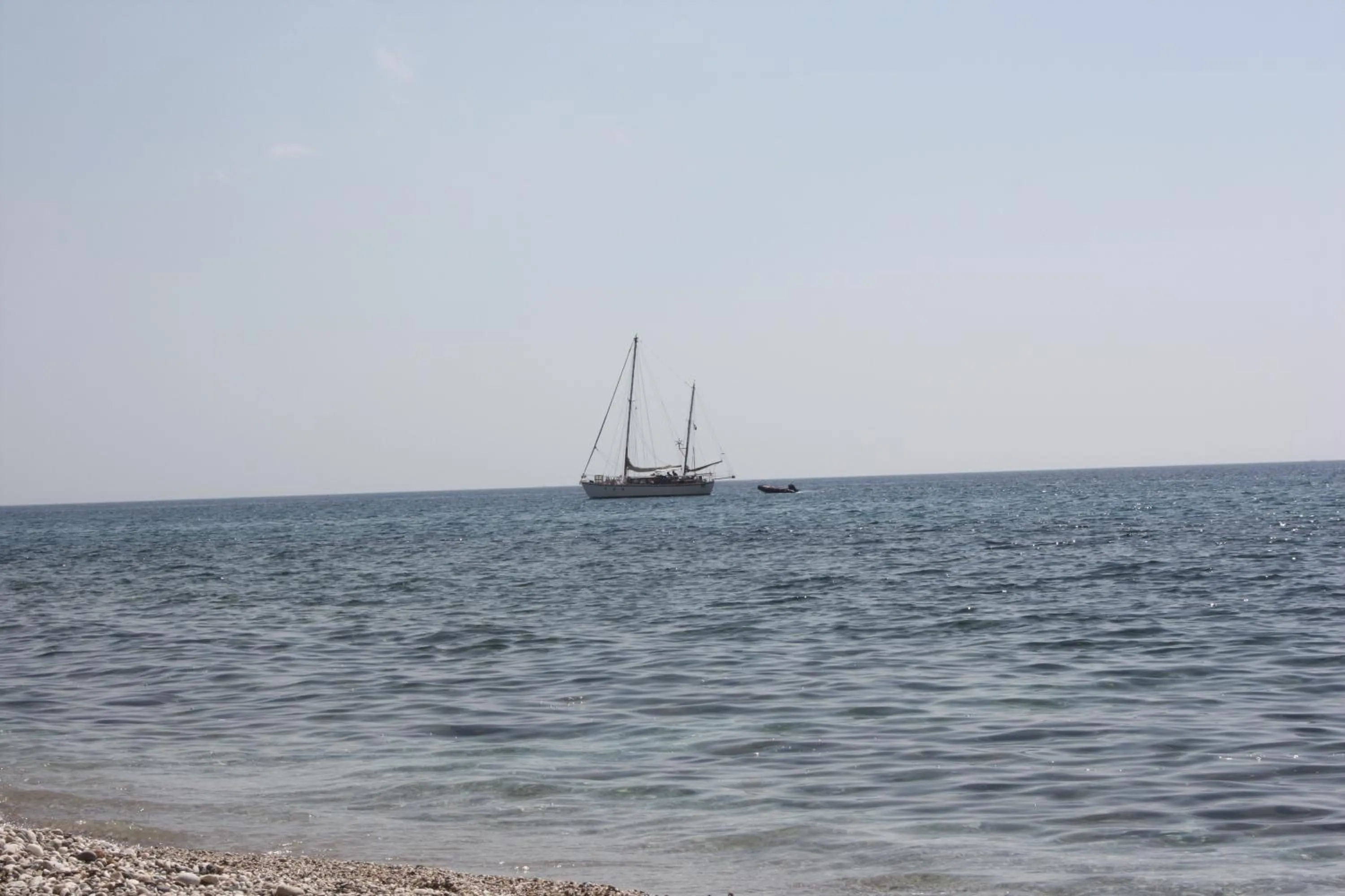 Beach in Smaragda Hotel