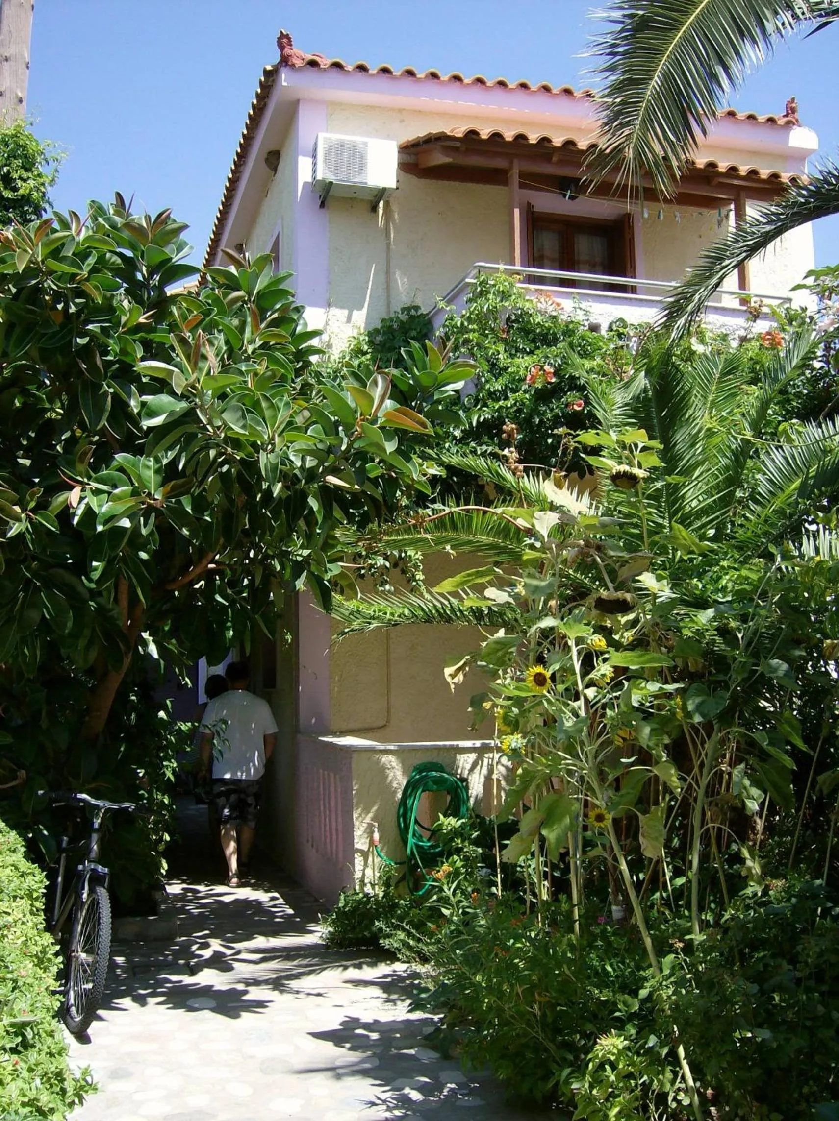 Garden view in Smaragda Hotel