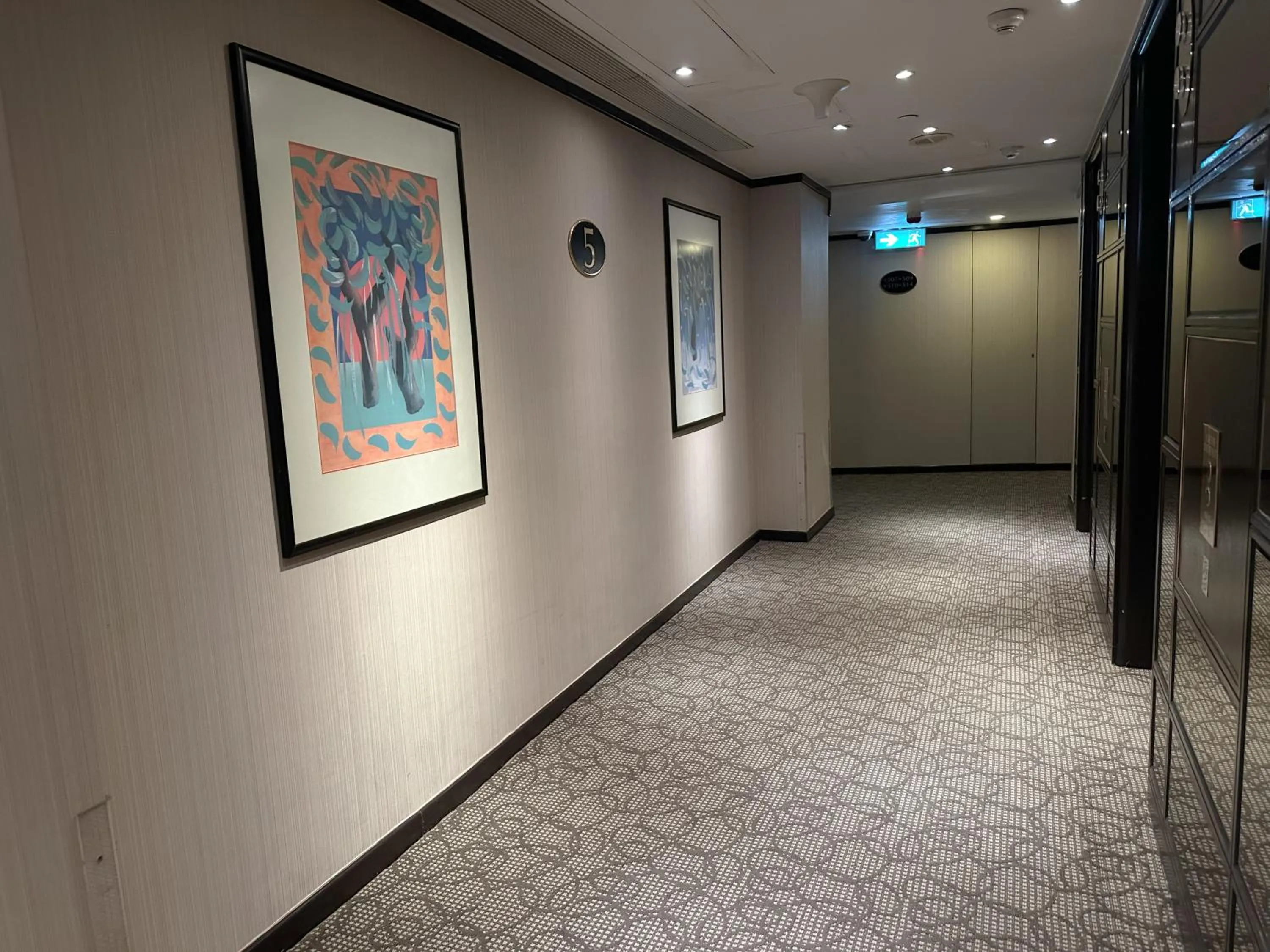 elevator in South Pacific Hotel