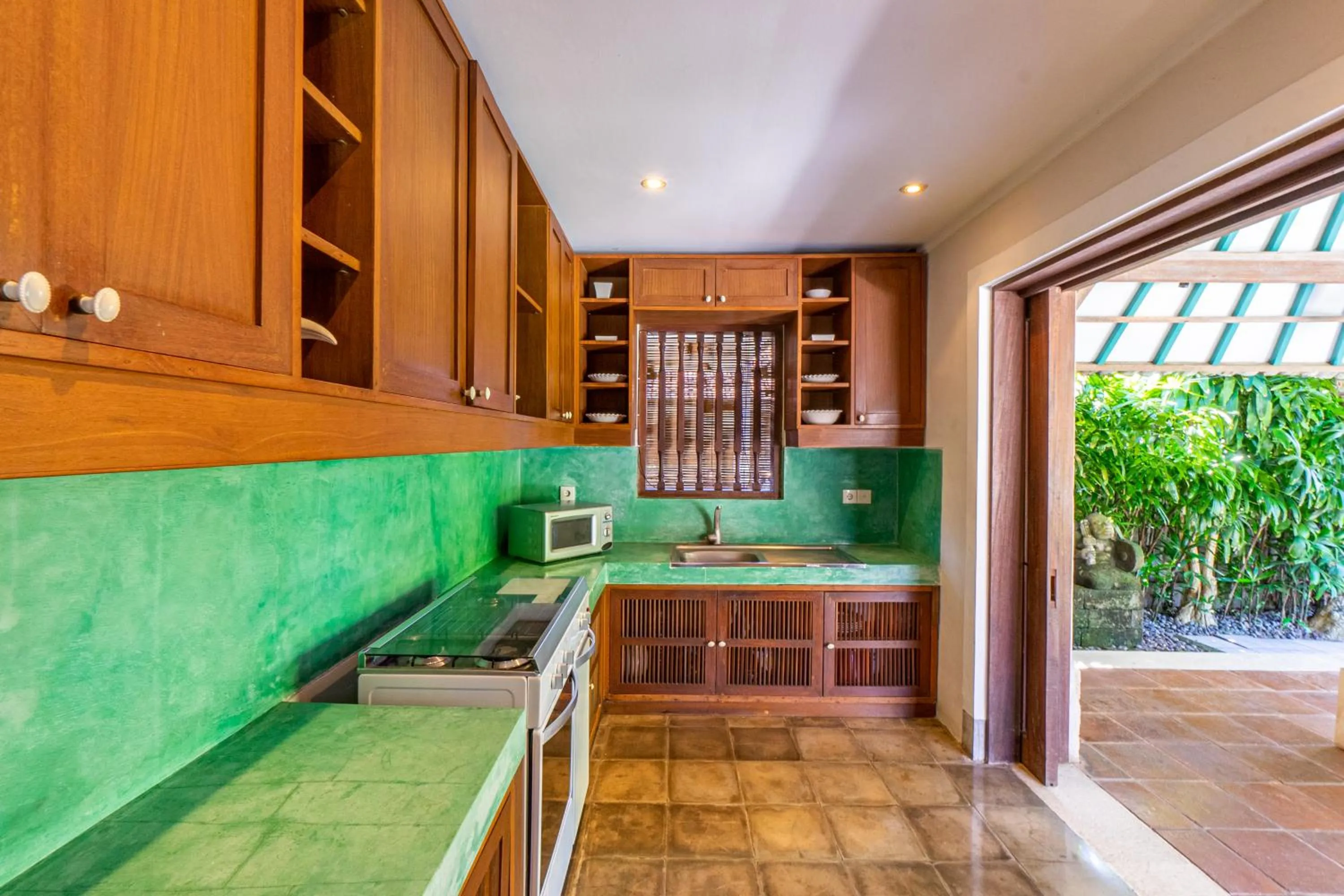 Communal kitchen in Villa Angsa by Nakula