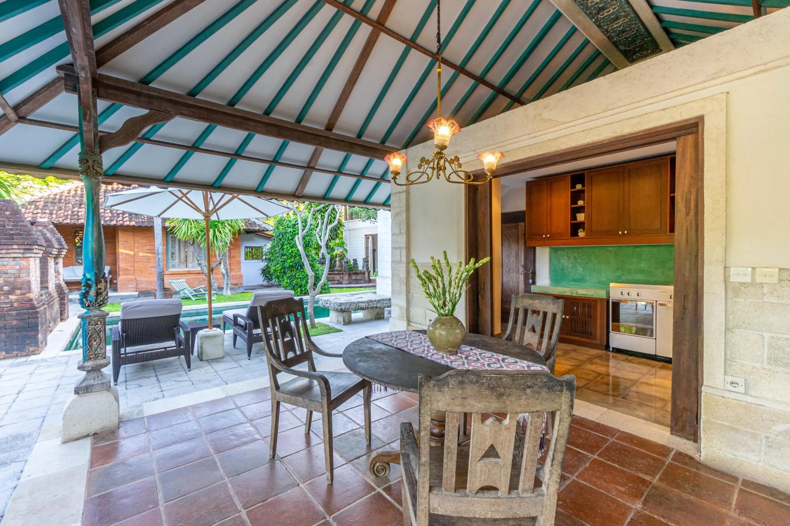 Patio in Villa Angsa by Nakula