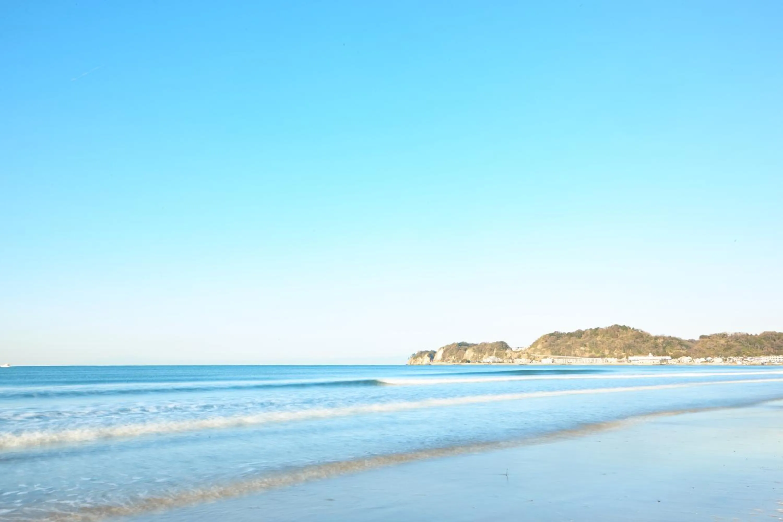 Beach in zaimokuza seasons