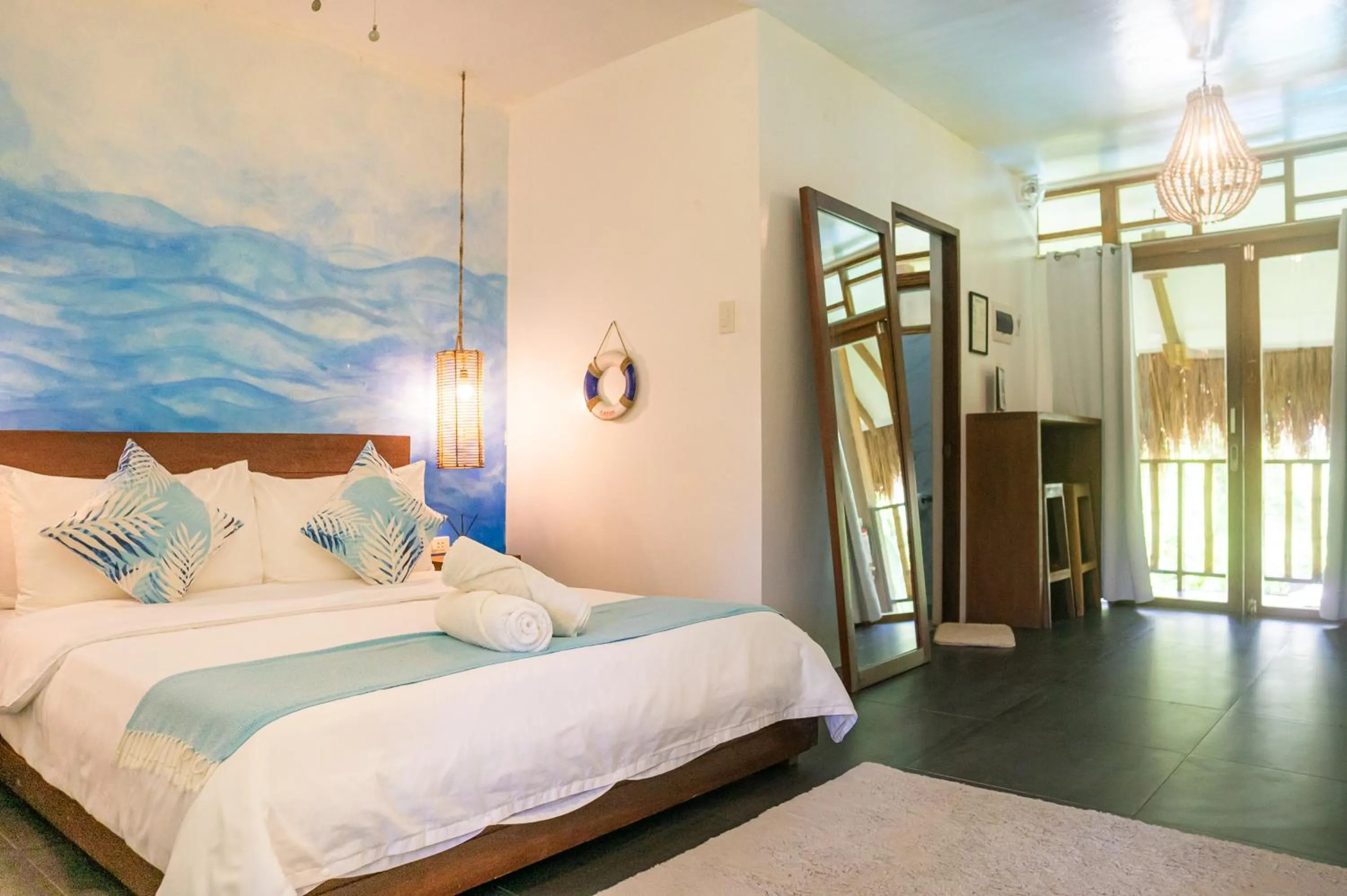 Bed in Villa Cali Siargao