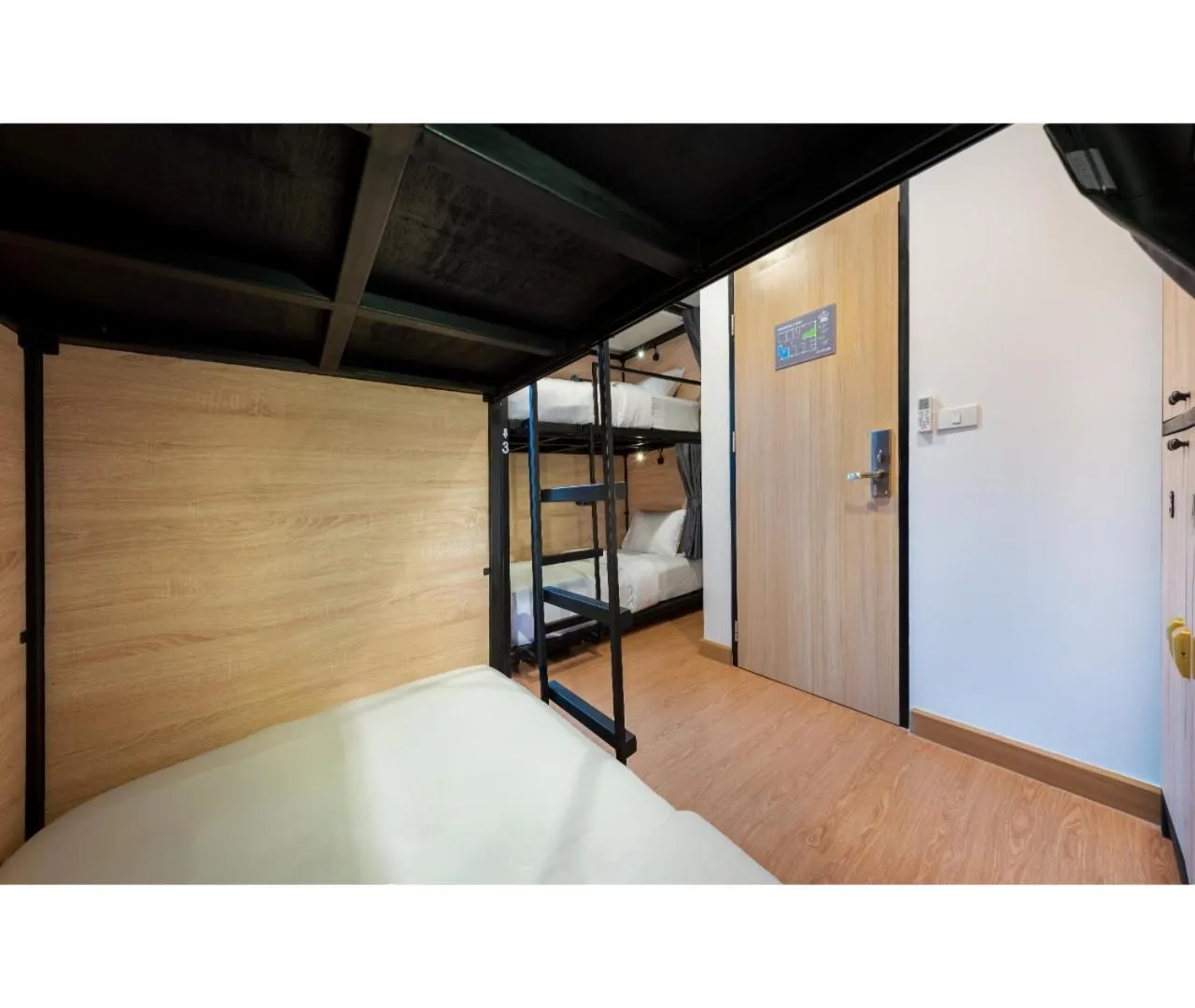 Bedroom, Bed in Siam Subway Hostel and Café