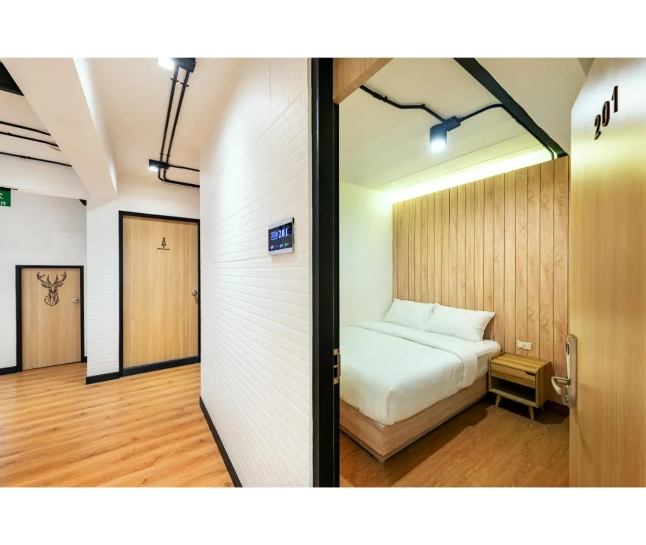 Bedroom, Bed in Siam Subway Hostel and Café