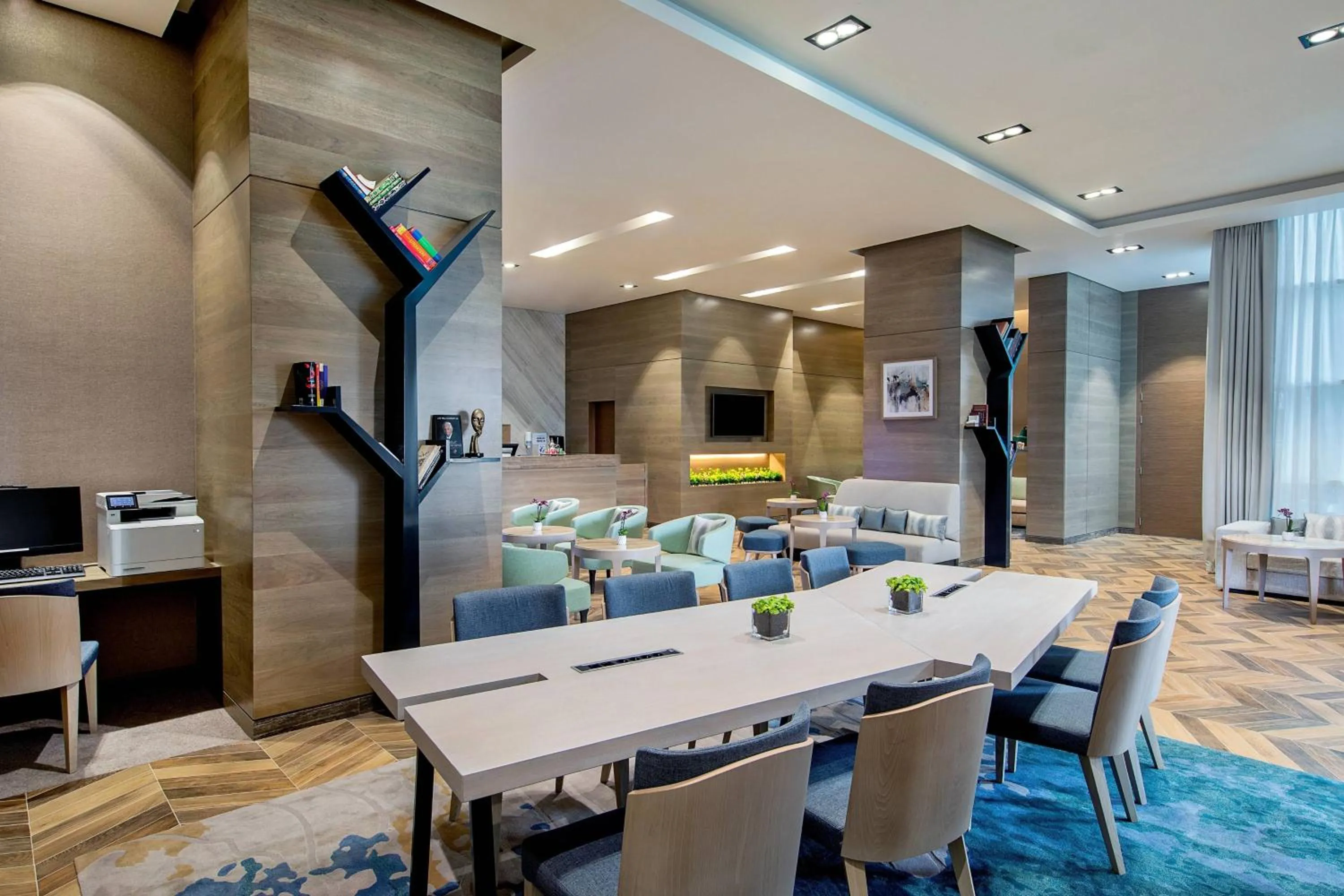 Lounge or bar in Courtyard by Marriott Riyadh Northern Ring Road