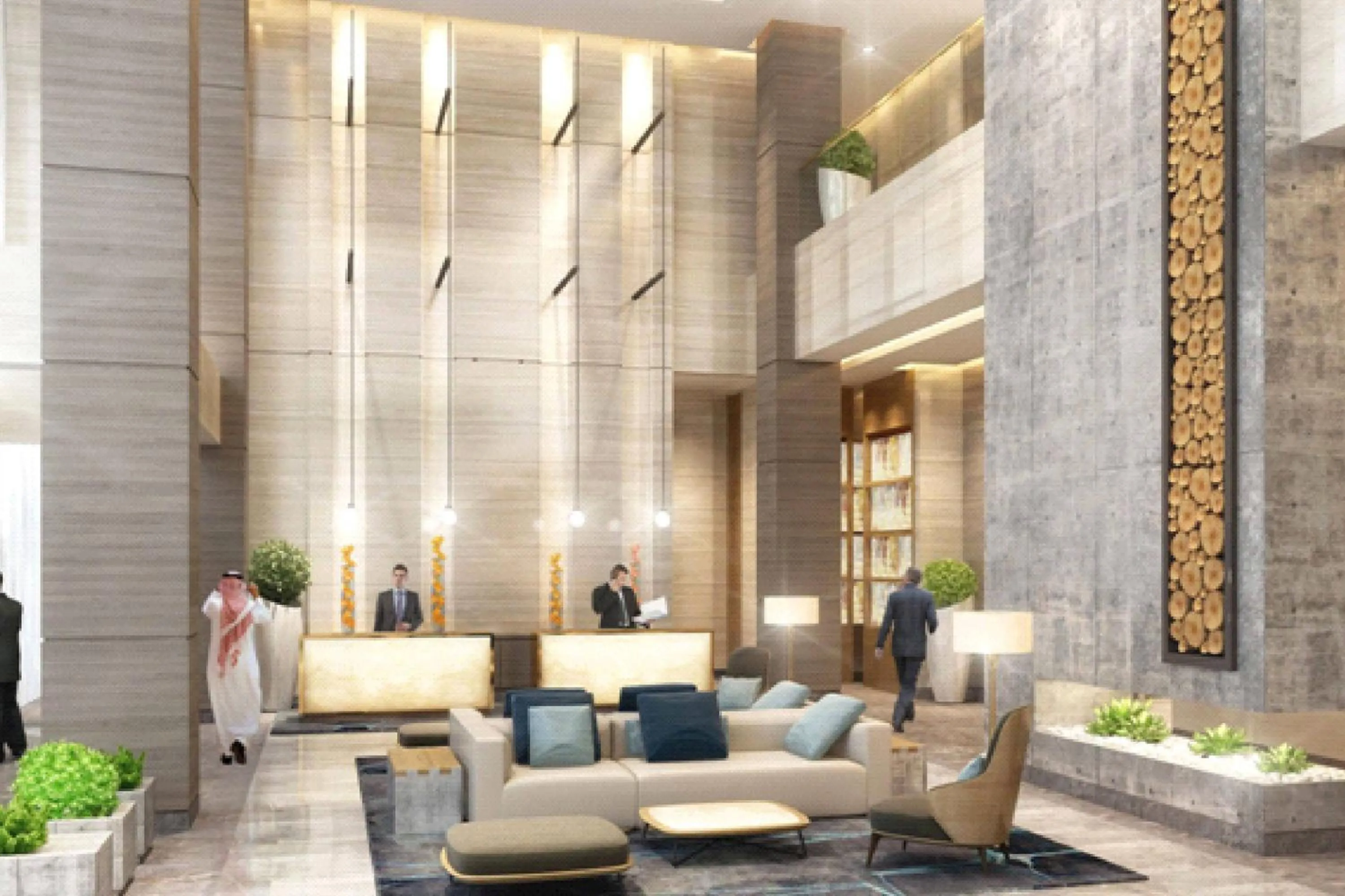 Lobby or reception in Courtyard by Marriott Riyadh Northern Ring Road