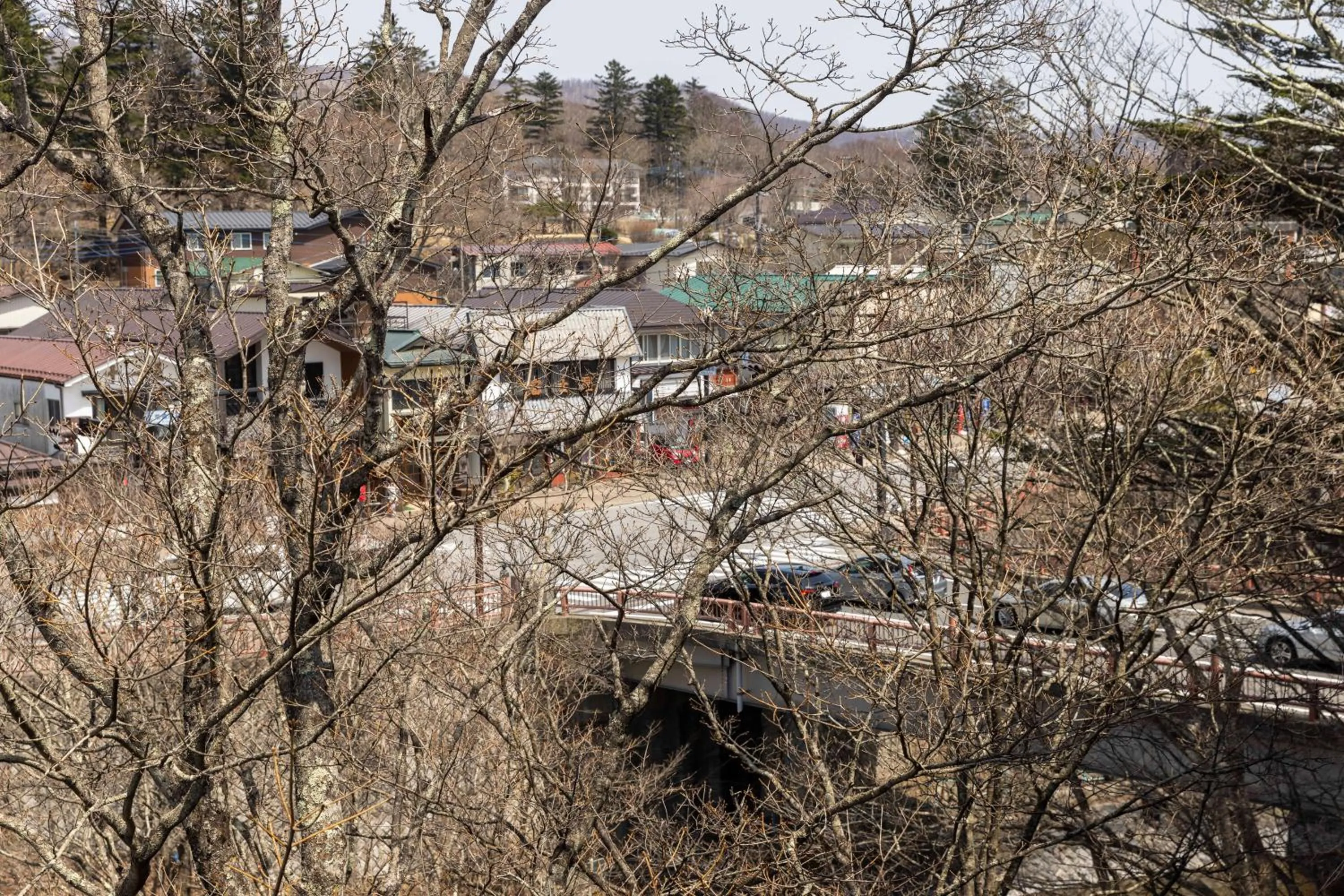 Quiet street view in The Ritz-Carlton, Nikko