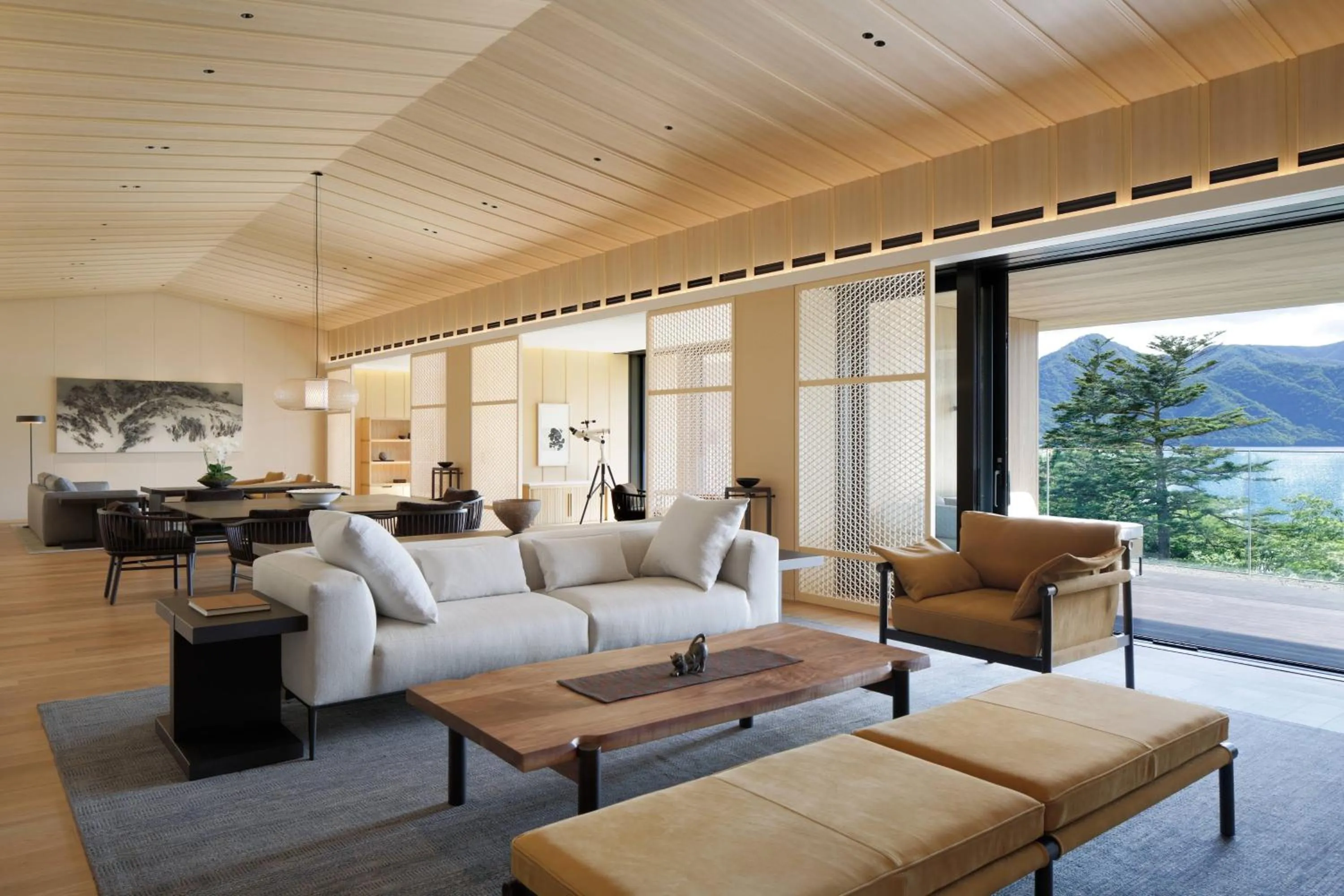 Living room in The Ritz-Carlton, Nikko