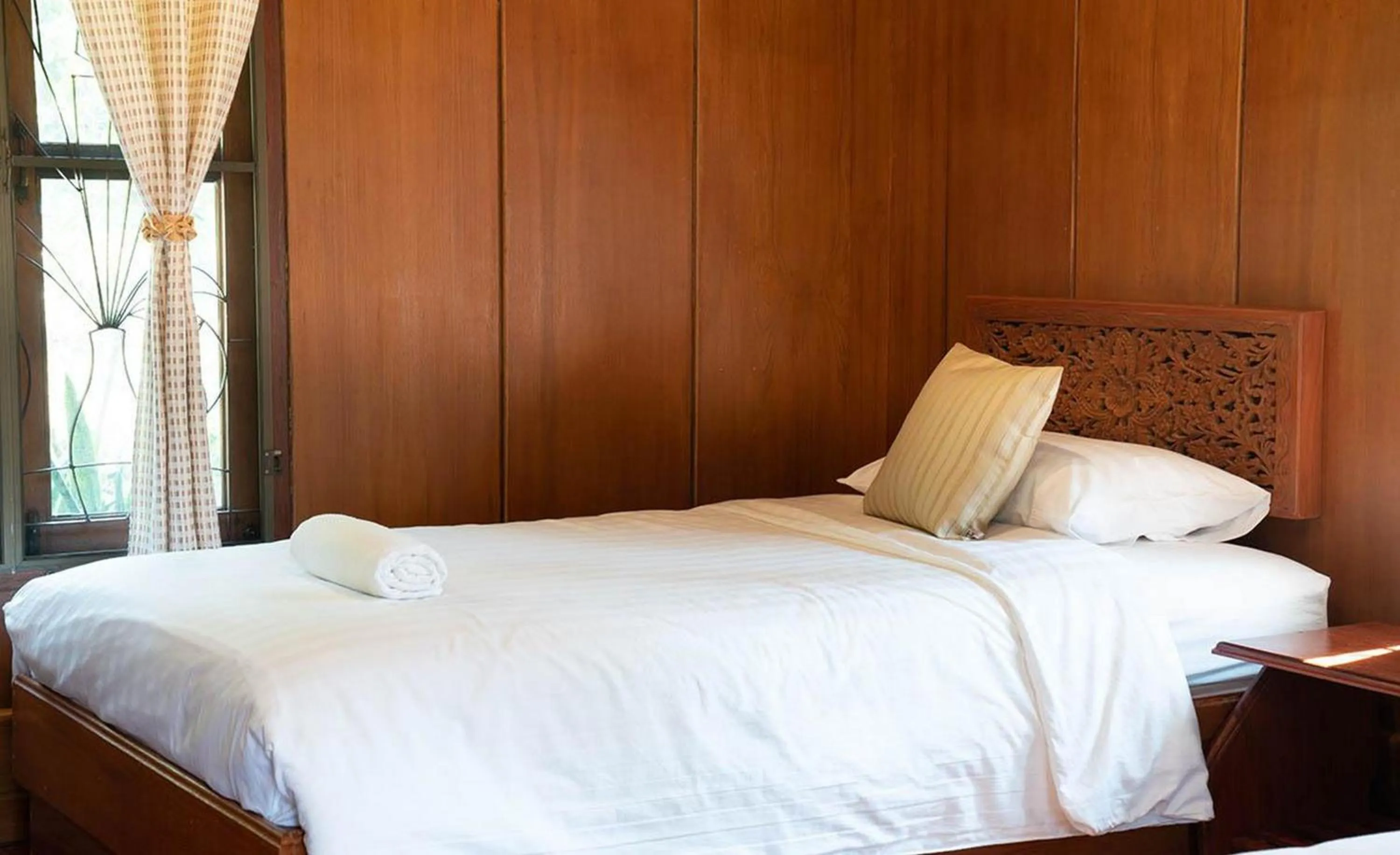 Photo of the whole room, Bed in Bhupimarn Garden House