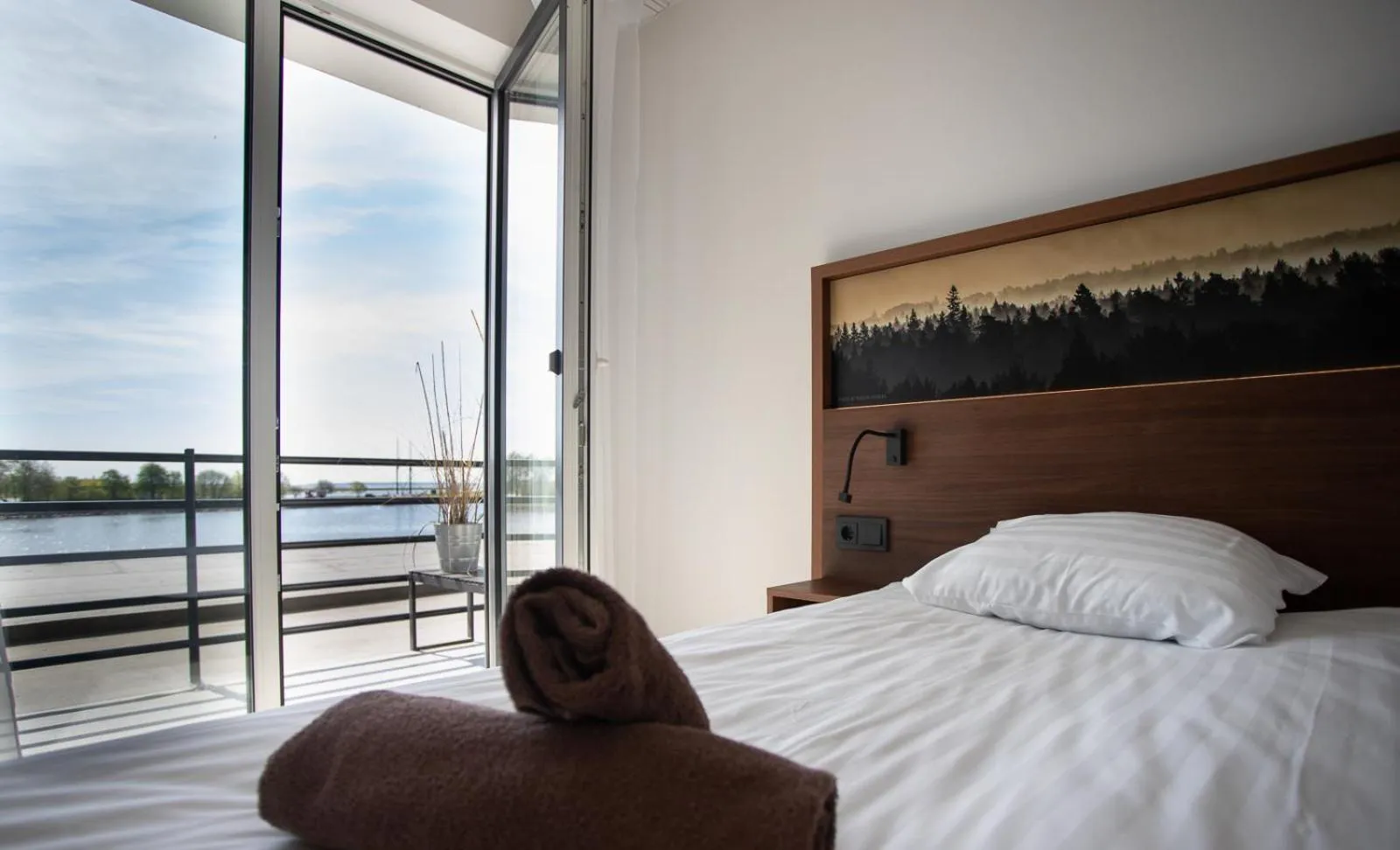 Bed in Ö Seaside Suites & SPA