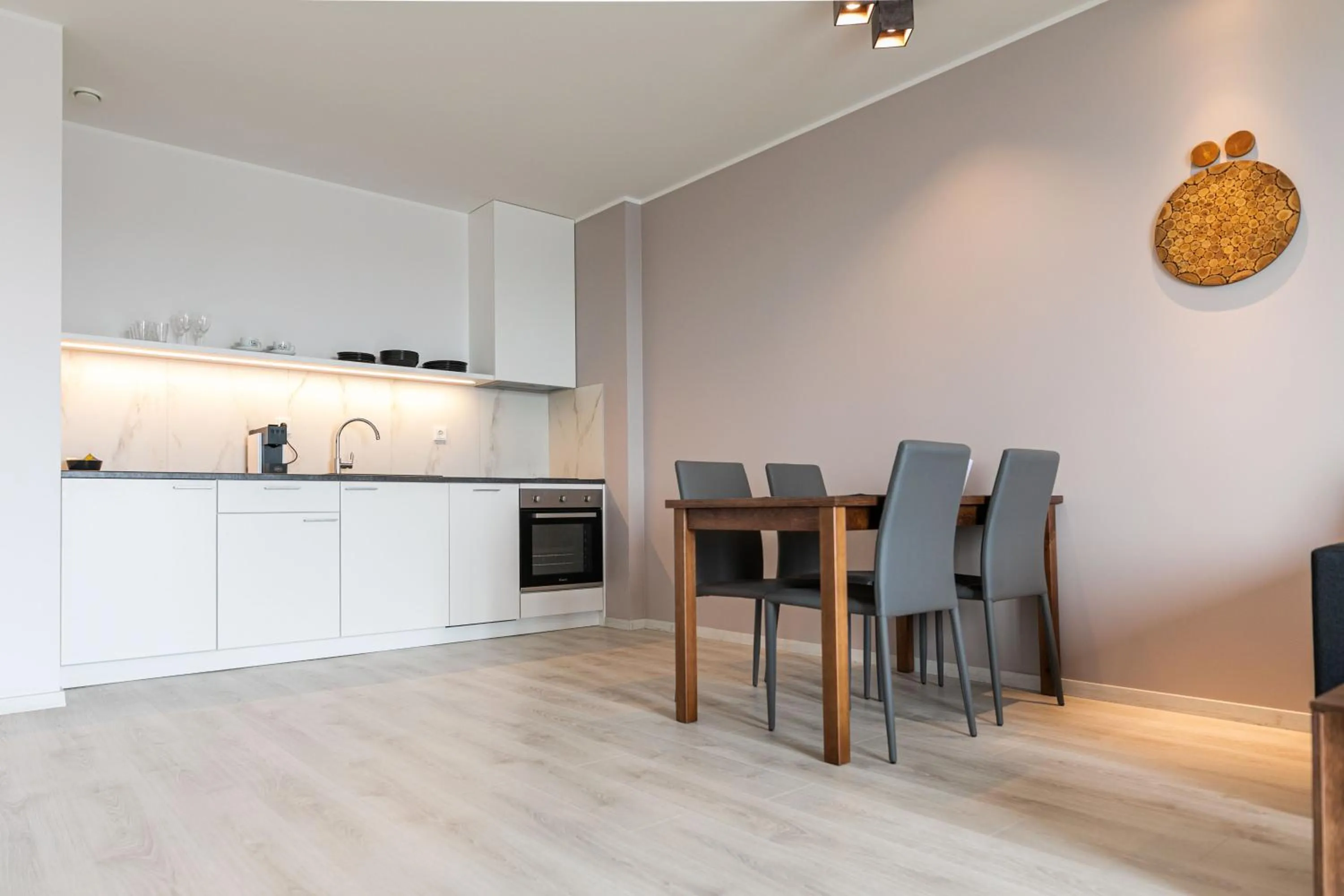 Kitchen or kitchenette in Ö Seaside Suites & SPA