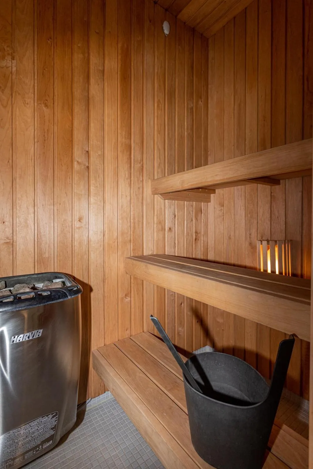 Sauna in Ö Seaside Suites & SPA