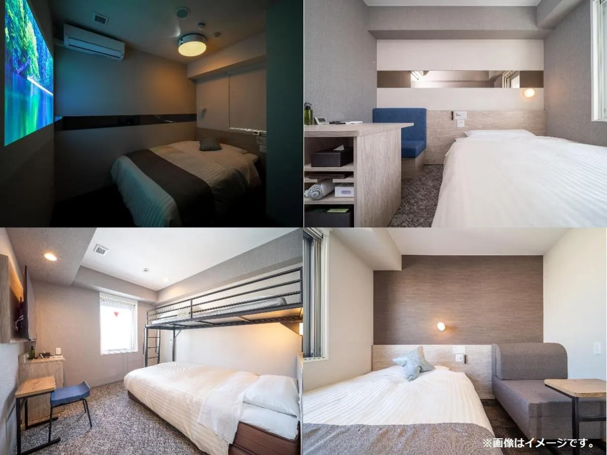 Photo of the whole room, Bed in Super Hotel Mitazono Sendai Airport