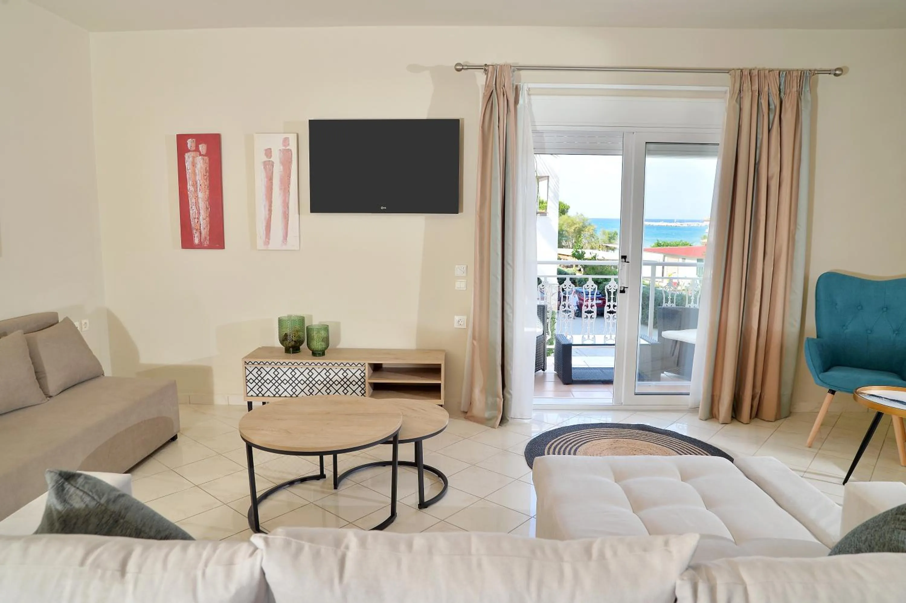 TV and multimedia, Bed in Alykanas Beach Grand Hotel by Zante Plaza