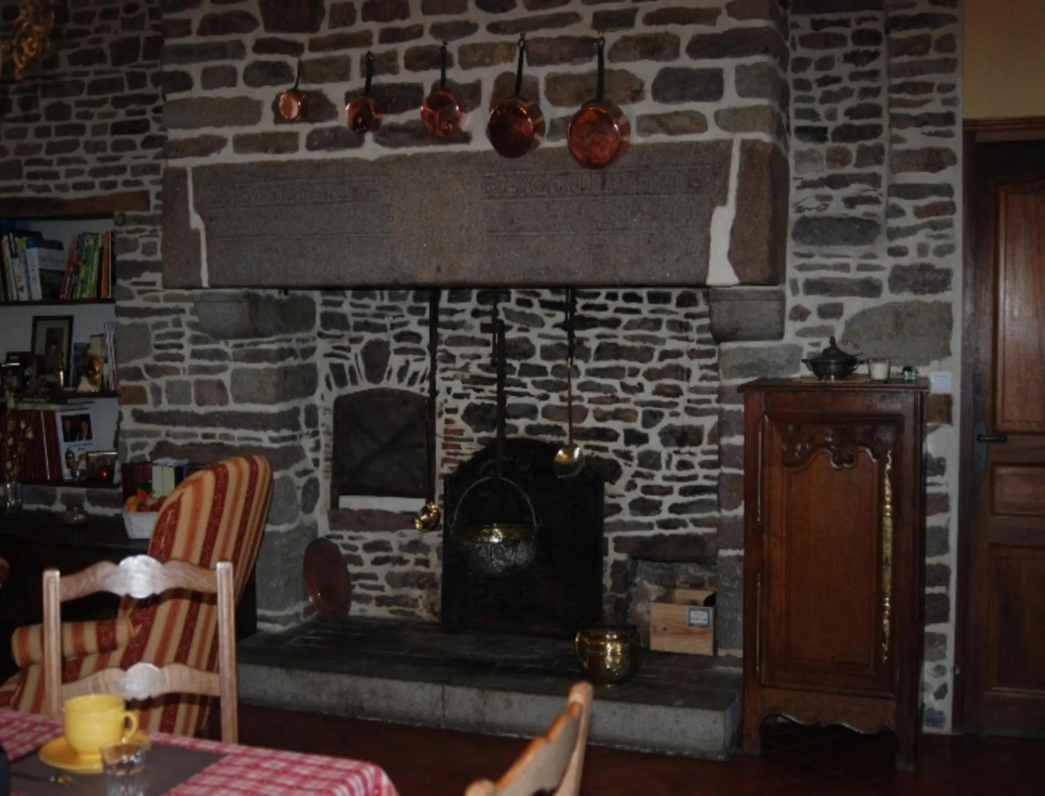 Decorative detail in Le Manoir du Butel